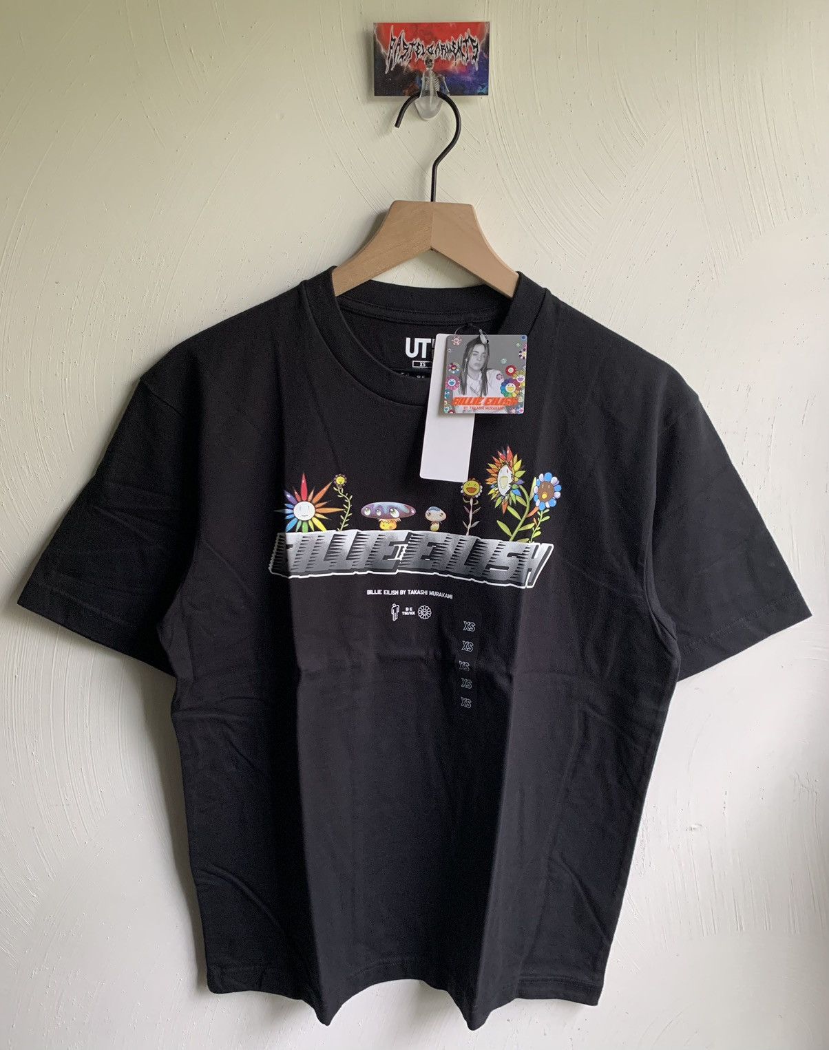T-shirt UniqloxBillie Eilish Par Takashi Murakami - Collection UT - Blanc - Taille 13 (enfant) - 100% Coton