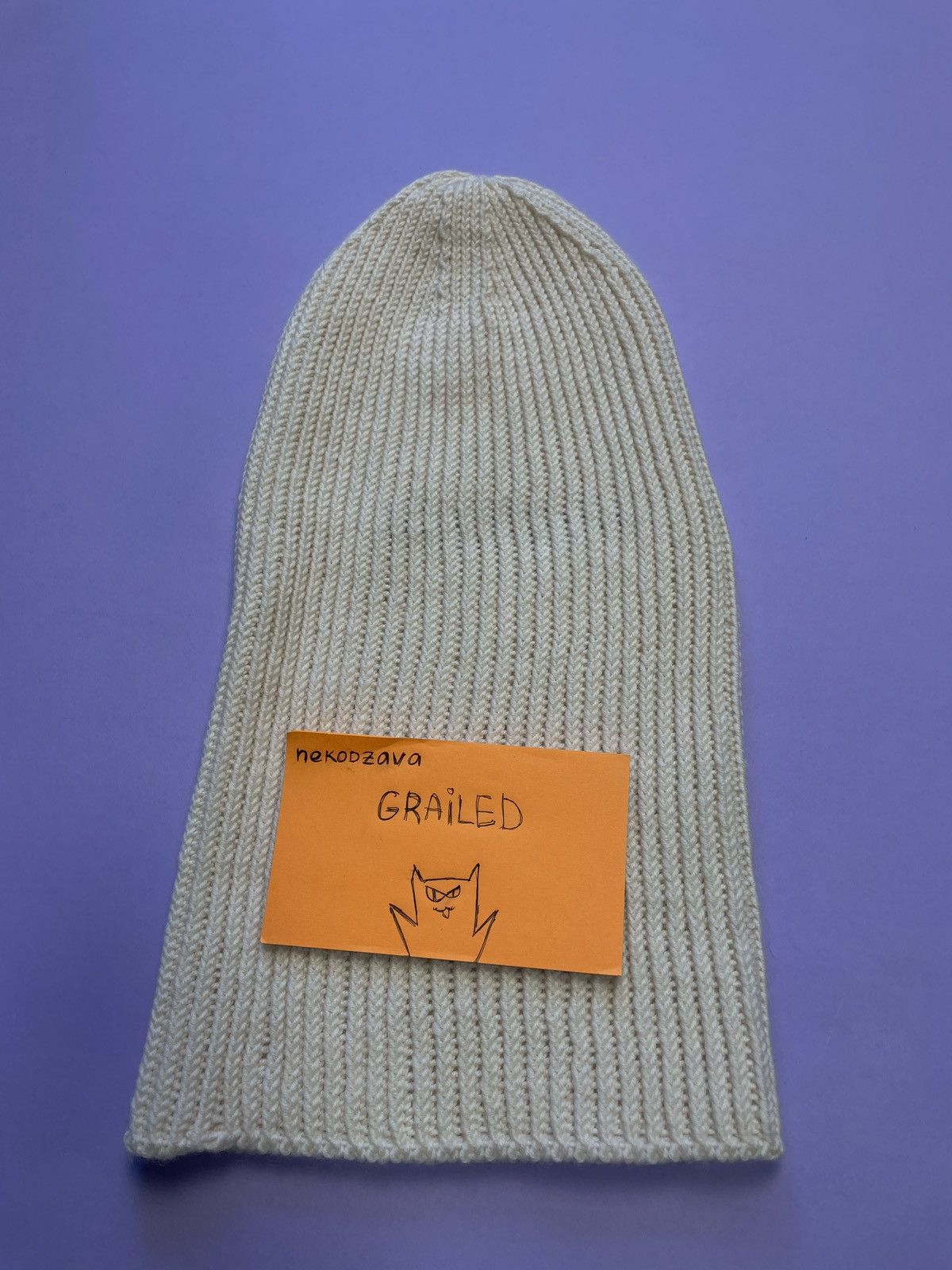 Handmade Knitted Wool Balaclava Size ONE SIZE - 4 Thumbnail