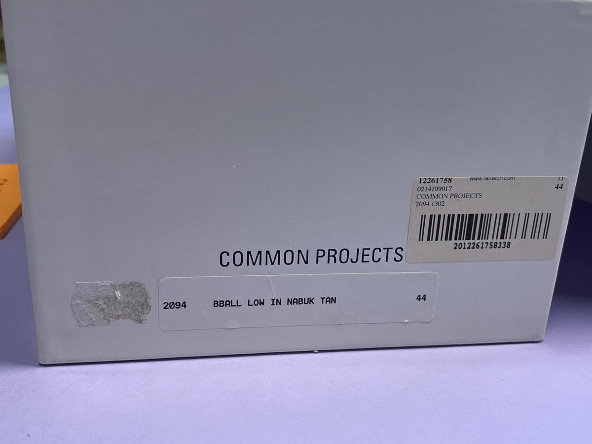 Common Projects Common Projects BBall Low in Nabuk Tan Size US 10.5 / EU 43-44 - 12 Thumbnail