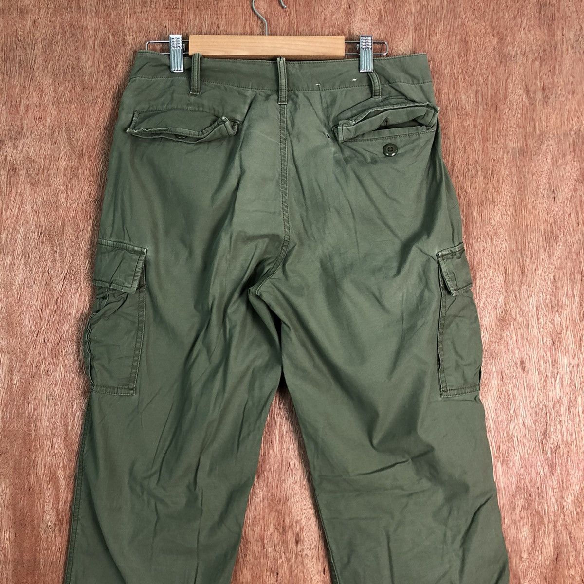Japanese Brand DLL Uniqlo Green tactical Multipocket Cargo Pants #c217 Size US 29 - 8 Thumbnail