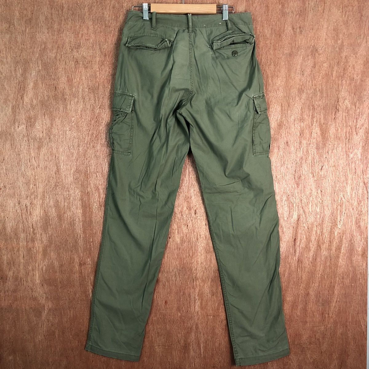 Japanese Brand DLL Uniqlo Green tactical Multipocket Cargo Pants #c217 Size US 29 - 7 Thumbnail