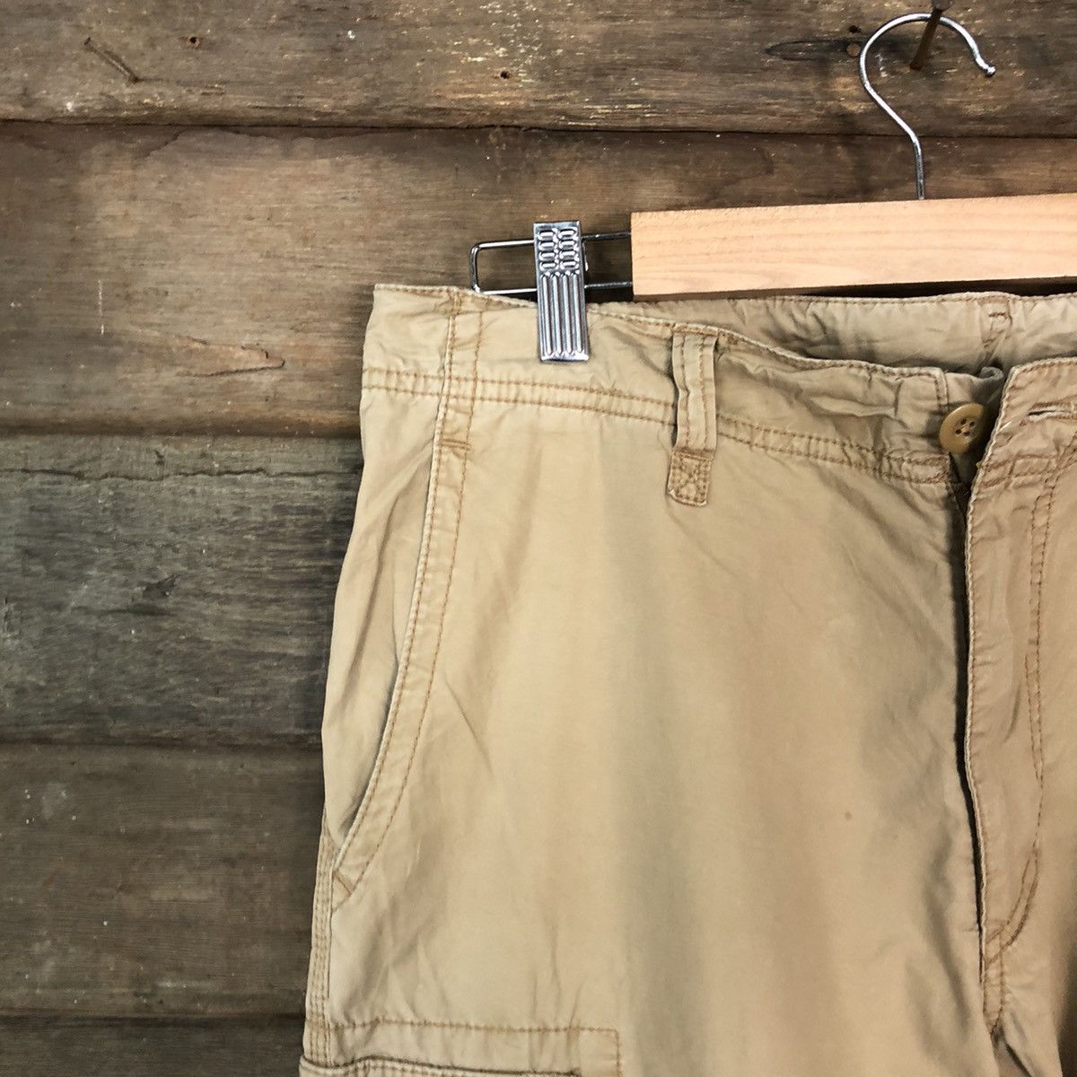 Japanese Brand Uniqlo Brown utility multipocket tactical Cargo Pants #4515 Size US 32 / EU 48 - 3 Thumbnail