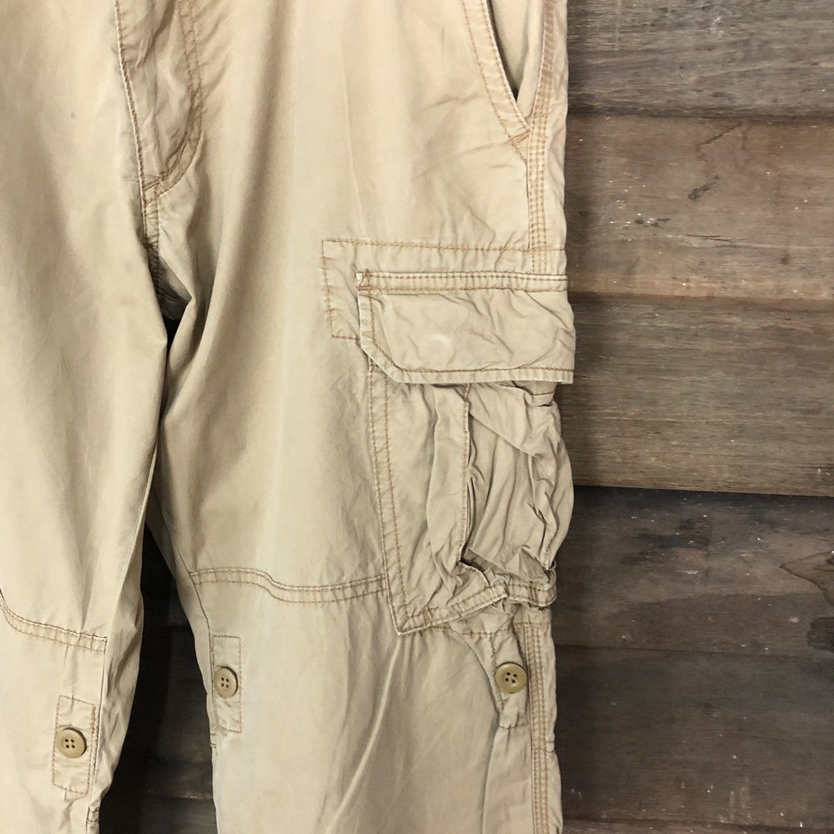 Japanese Brand Uniqlo Brown utility multipocket tactical Cargo Pants #4515 Size US 32 / EU 48 - 6 Thumbnail