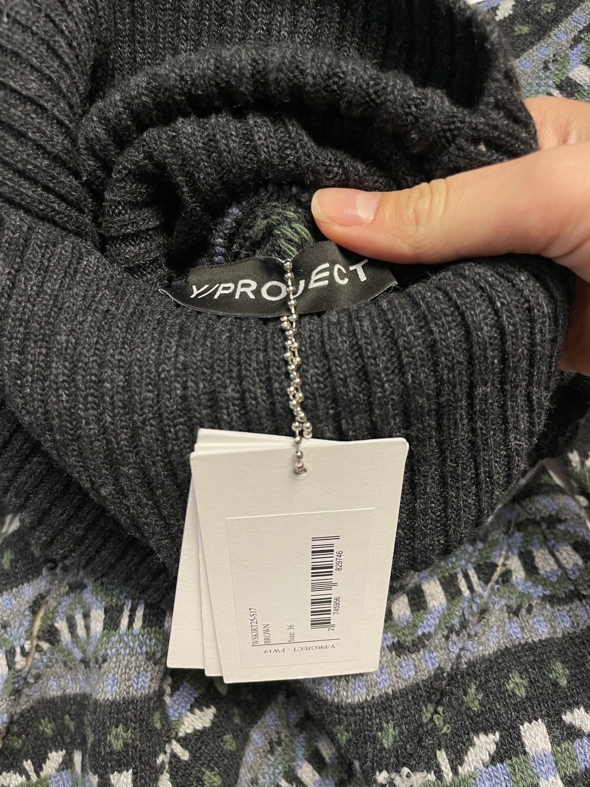Y/Project AW19 Y/PROJECT SLASHED KNIT TURTLENECK SWEATER Size XS / US 0-2 / IT 36-38 - 5 Thumbnail