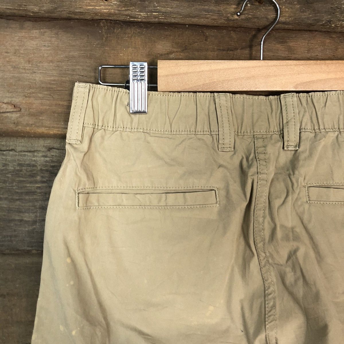Faded Glory Uniqlo multipocket splashed painter Brown Cargo Pants #5029 Size US 29 - 16 Thumbnail