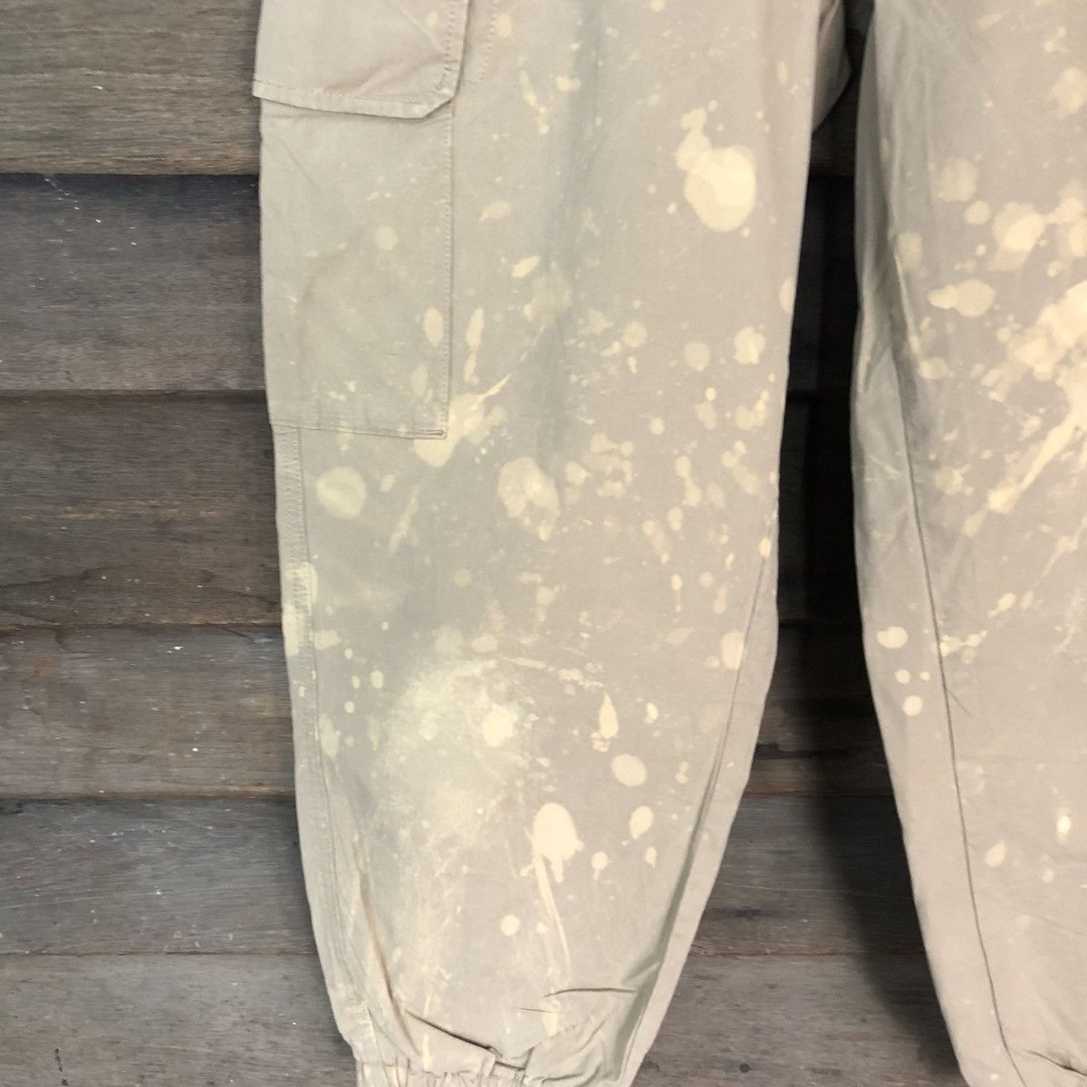 Faded Glory Uniqlo multipocket splashed painter Brown Cargo Pants #5029 Size US 29 - 11 Thumbnail
