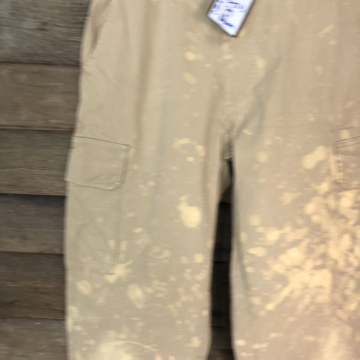 Faded Glory Uniqlo multipocket splashed painter Brown Cargo Pants #5029 Size US 29 - 6 Thumbnail
