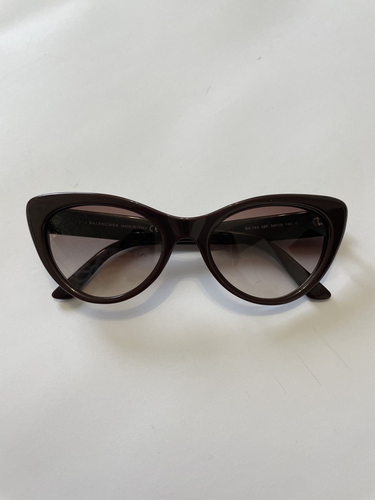 Balenciaga Balenciaga Brown Cat Eye Sunglasses Size ONE SIZE - 1 Thumbnail