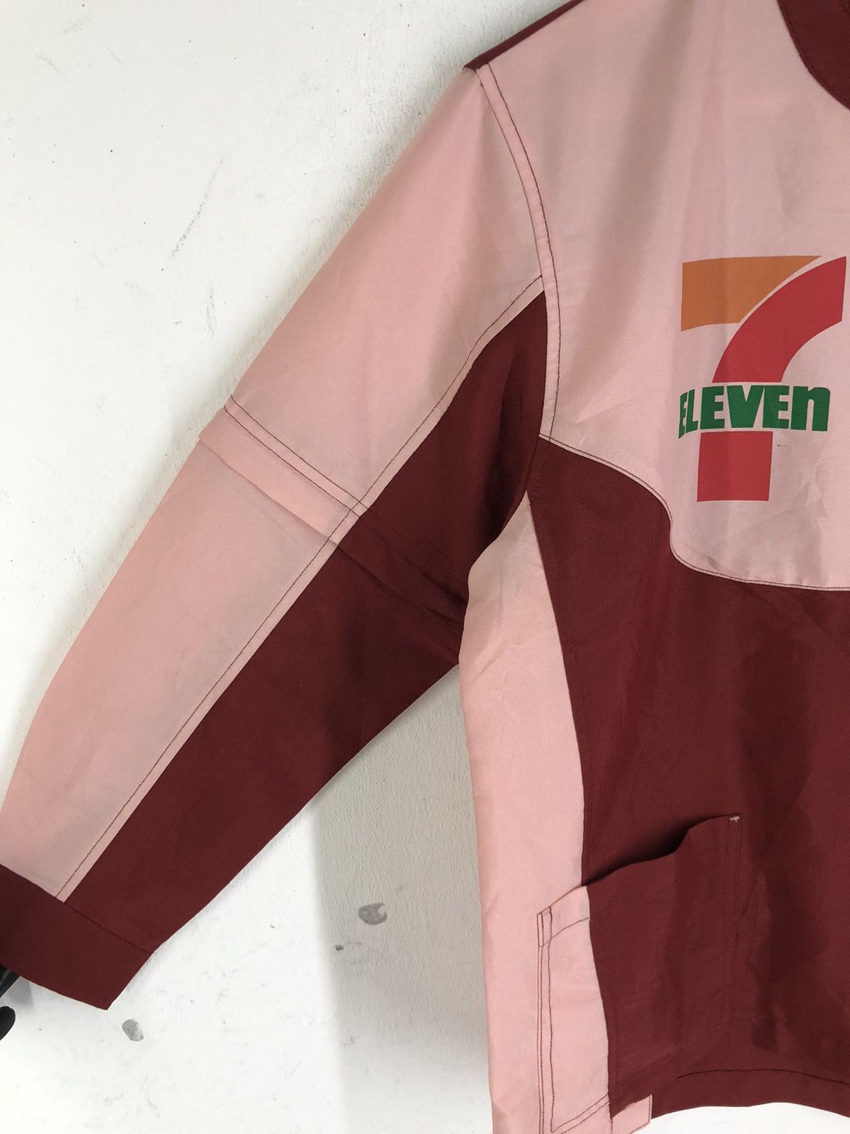 Japanese Brand × Vintage Vintage 7-Eleven Zipper Workwear Long Sleeve Shirt Size US M / EU 48-50 / 2 - 6 Thumbnail
