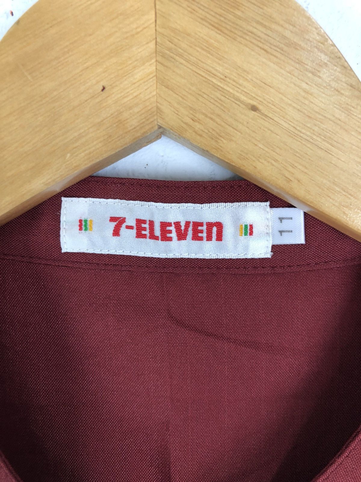 Japanese Brand × Vintage Vintage 7-Eleven Zipper Workwear Long Sleeve Shirt Size US M / EU 48-50 / 2 - 13 Thumbnail