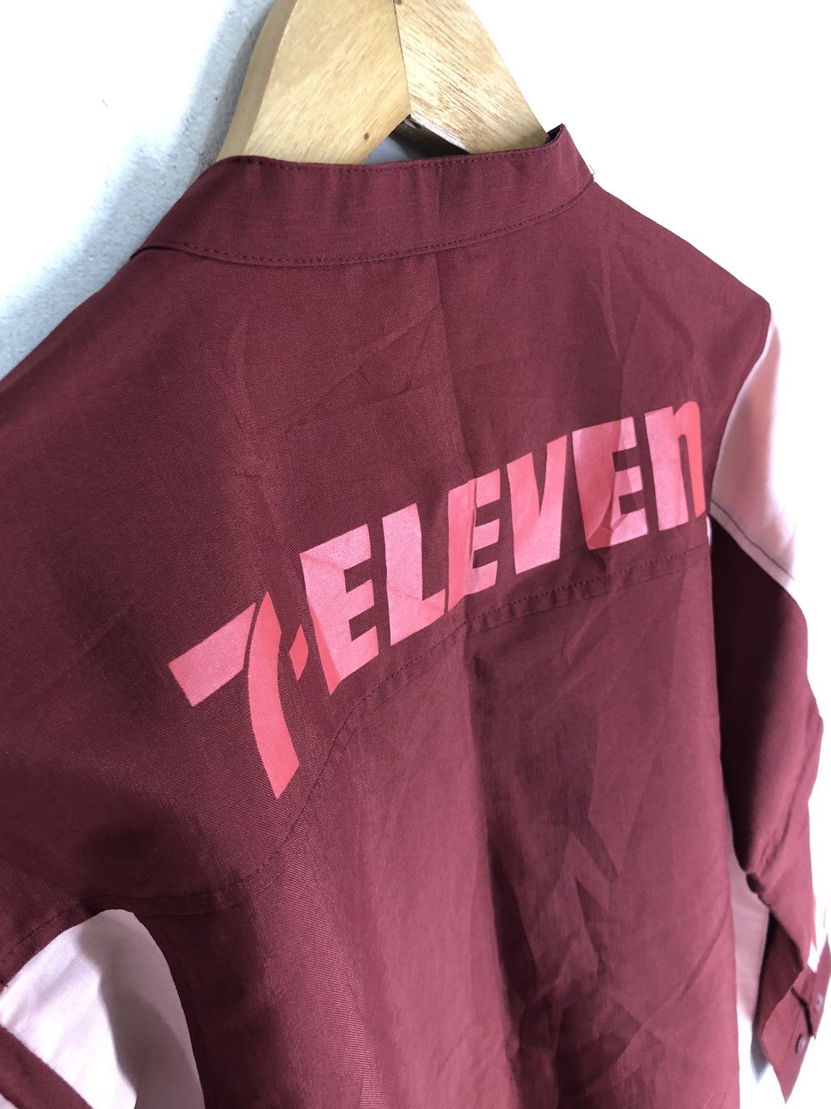 Japanese Brand × Vintage Vintage 7-Eleven Zipper Workwear Long Sleeve Shirt Size US M / EU 48-50 / 2 - 9 Thumbnail