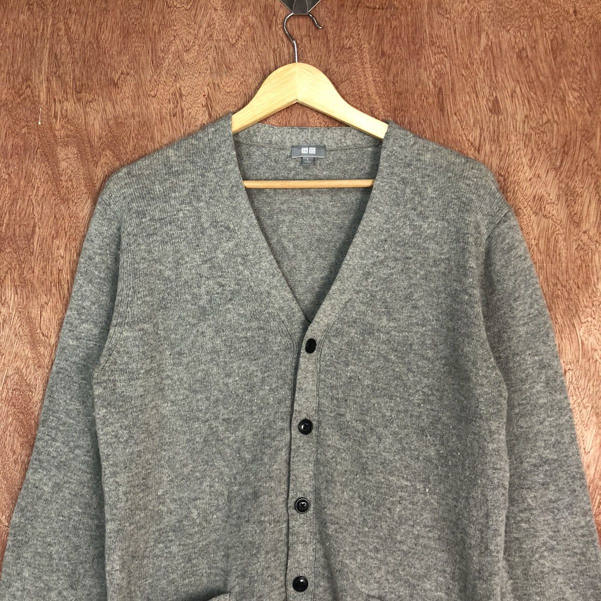 Uniqlo DLL Uniqlo Grey Cardigan knitwear streetwear japan #c592 Size US M / EU 48-50 / 2 - 2 Thumbnail
