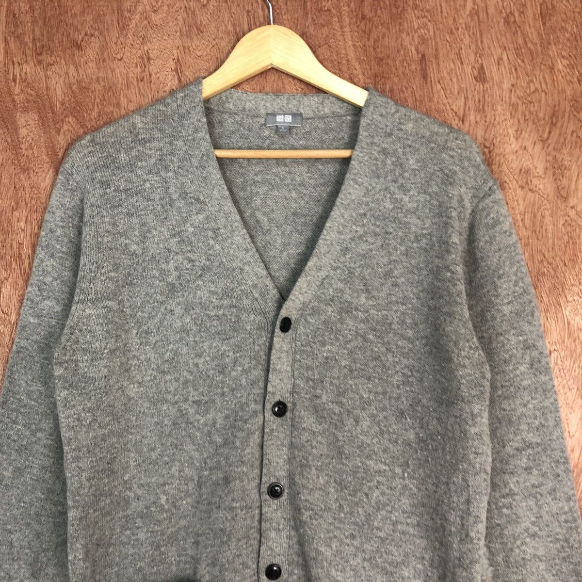 Uniqlo DLL Uniqlo Grey Cardigan knitwear streetwear japan #c592 Size US M / EU 48-50 / 2 - 8 Thumbnail