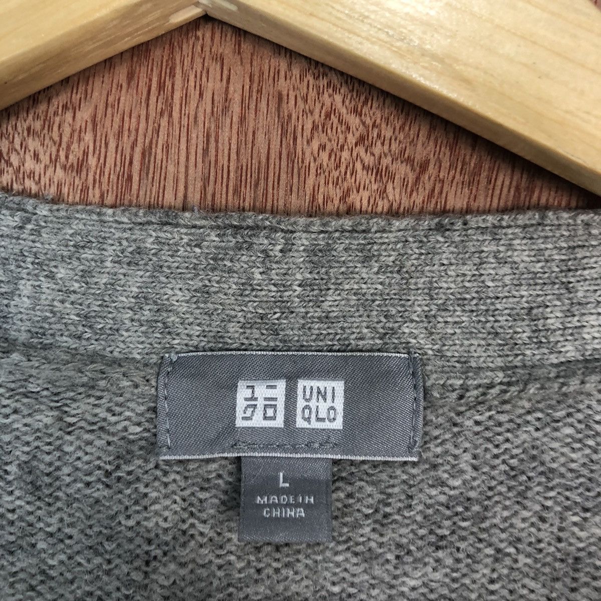 Uniqlo DLL Uniqlo Grey Cardigan knitwear streetwear japan #c592 Size US M / EU 48-50 / 2 - 9 Thumbnail