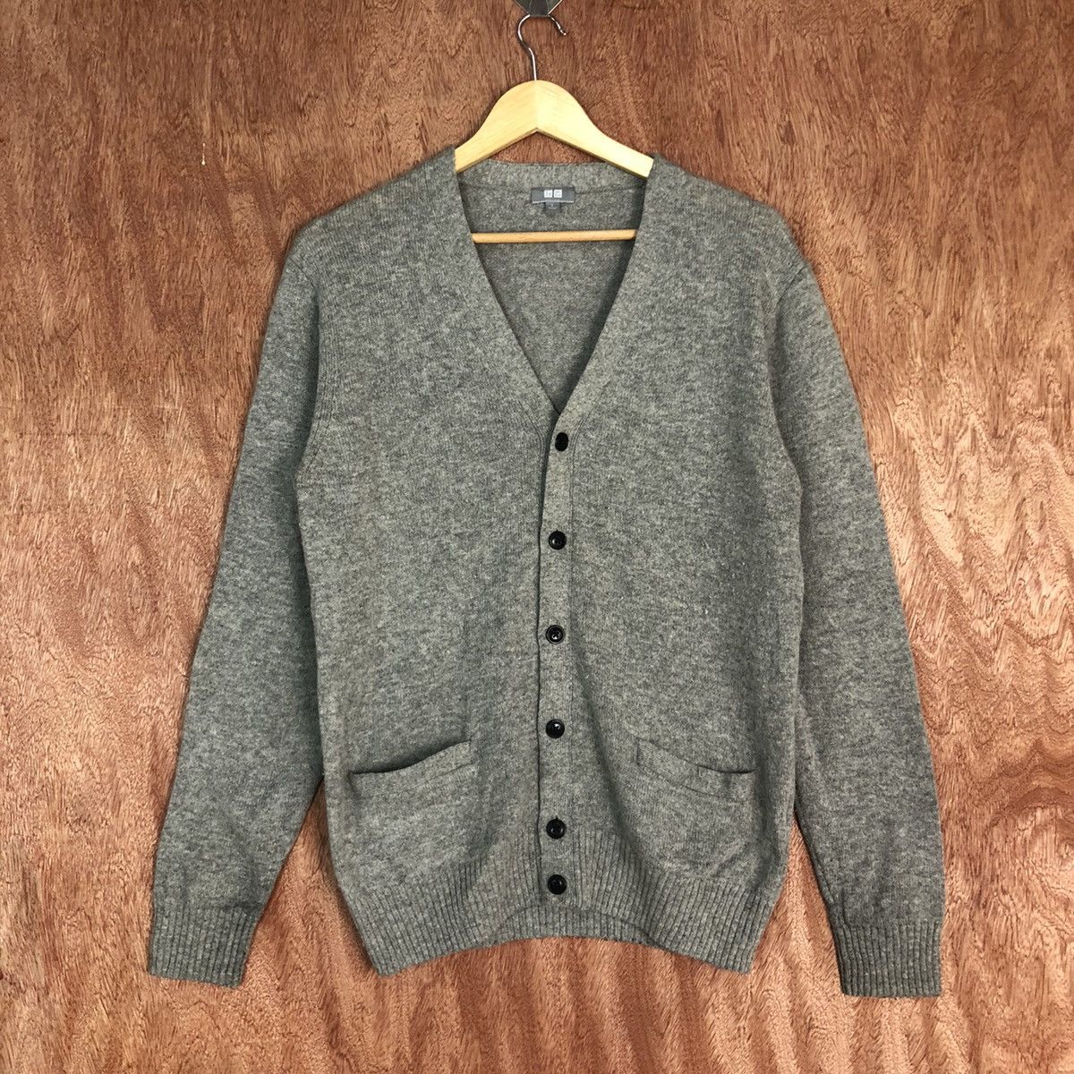 Uniqlo DLL Uniqlo Grey Cardigan knitwear streetwear japan #c592 Size US M / EU 48-50 / 2 - 1 Thumbnail
