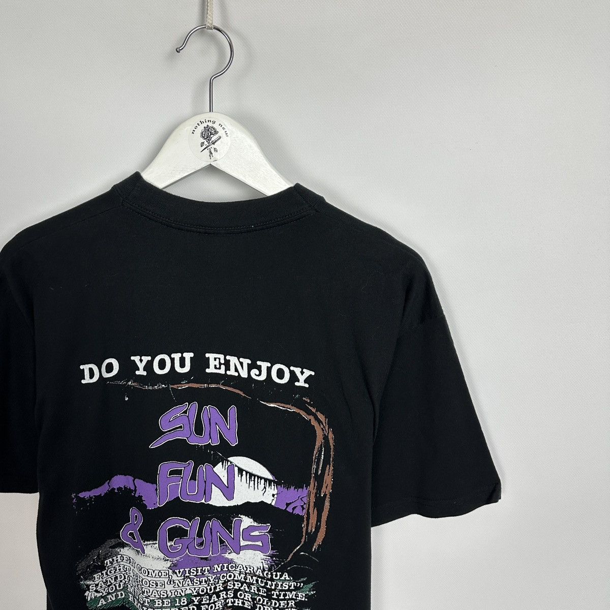 Band Tees Vintage 80s Sacred Reich Surf Nicaragua tee Signed Autograph Size US M / EU 48-50 / 2 - 6 Thumbnail