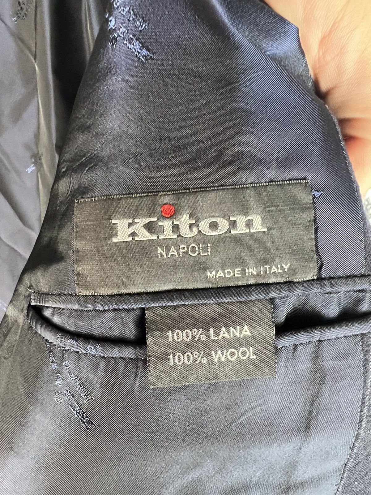 Kiton Kiton Napoli luxury highest quality blazer Size 54L - 3 Thumbnail
