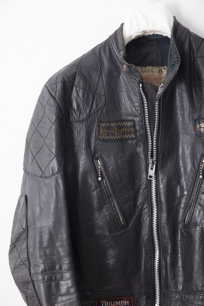Lewis Leathers Vintage Lewis leather Phantom jacket | Grailed