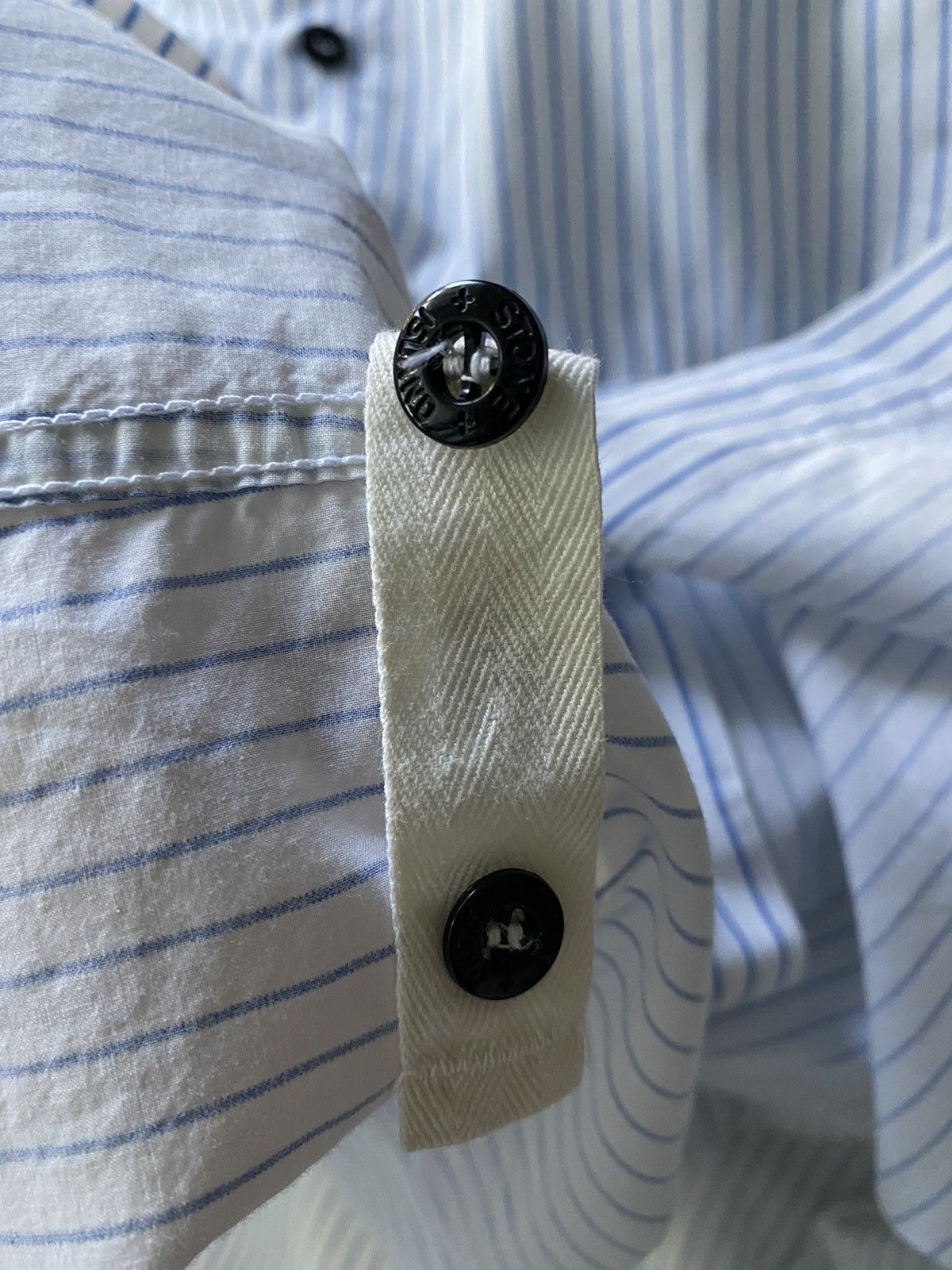 Stone Island Stone Island striped button down shirt sz XL Size US XL / EU 56 / 4 - 8 Thumbnail