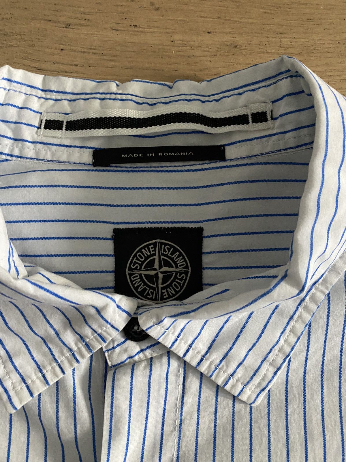 Stone Island Stone Island striped button down shirt sz XL Size US XL / EU 56 / 4 - 4 Thumbnail