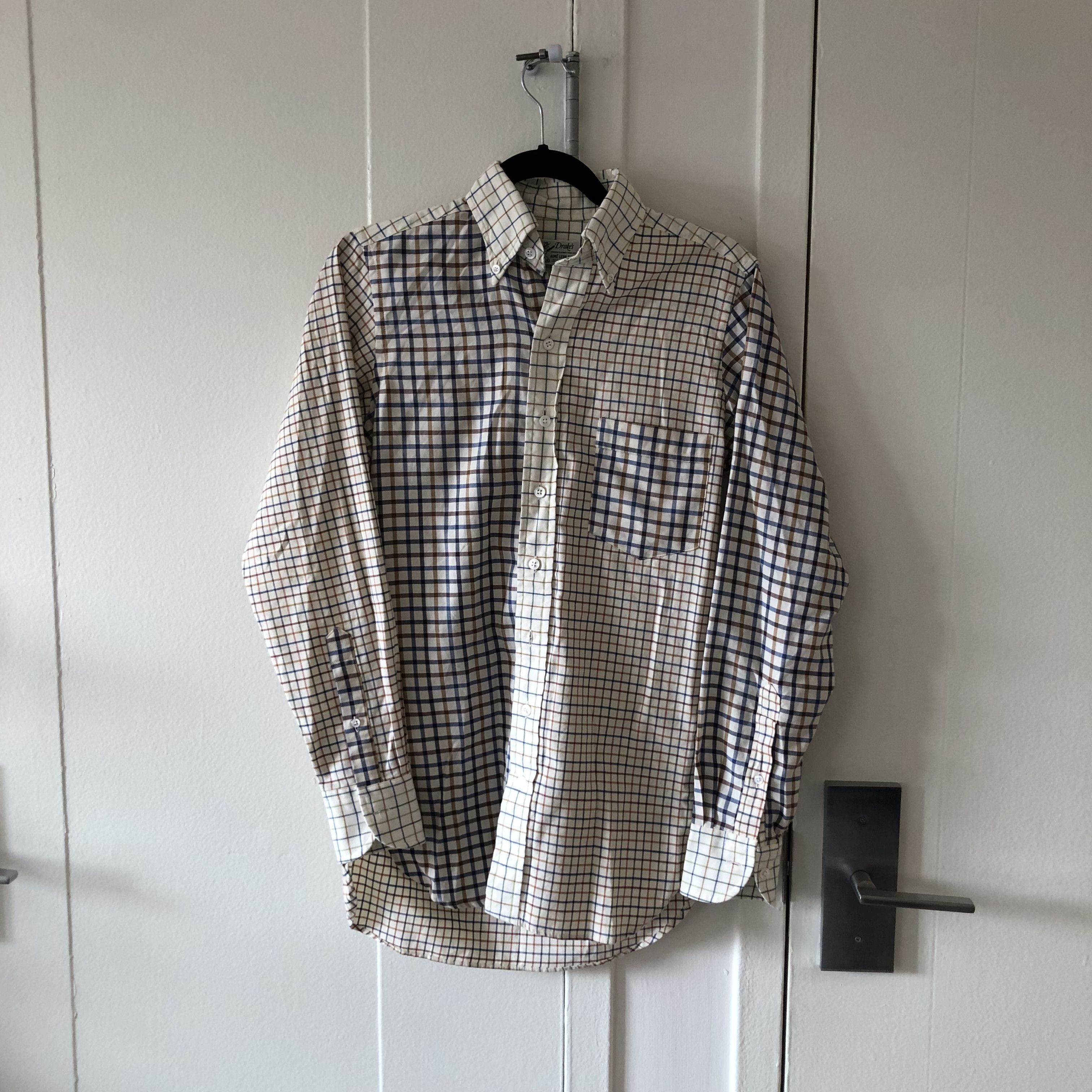 Image of Aime Leon Dore x Drakes Multi Panel Button Up, Men's (Size XS)