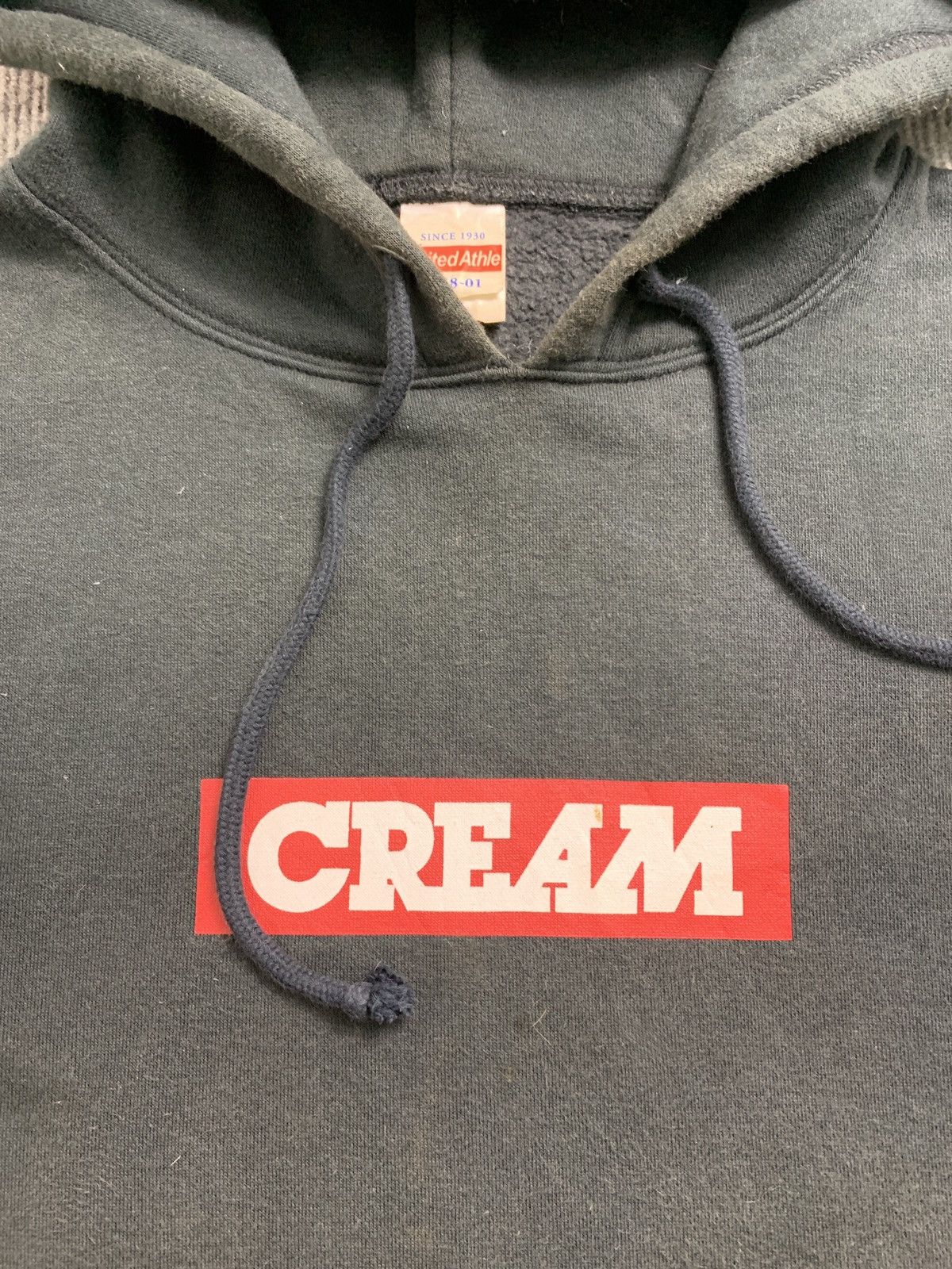 Japanese Brand × Vintage Vintage Distressed Cream Fuk Team Hoodie Size US L / EU 52-54 / 3 - 5 Thumbnail