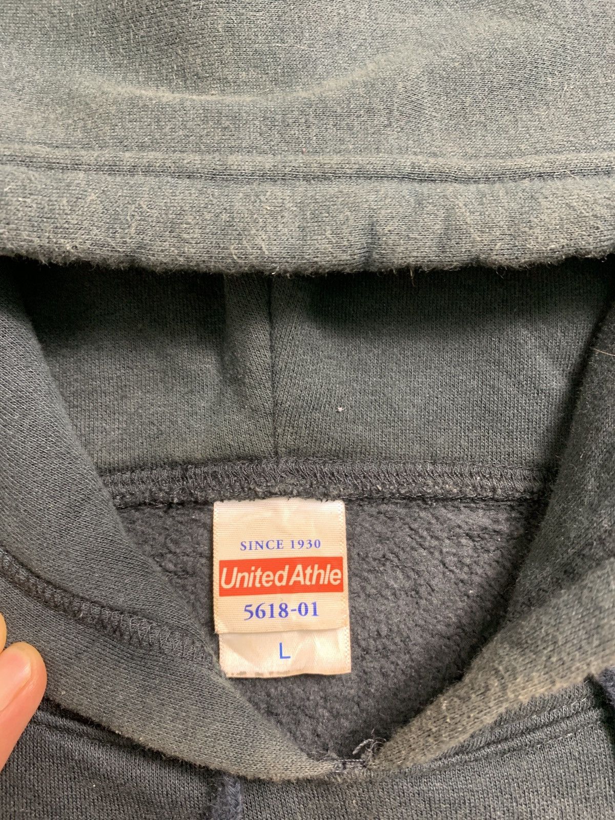 Japanese Brand × Vintage Vintage Distressed Cream Fuk Team Hoodie Size US L / EU 52-54 / 3 - 10 Thumbnail