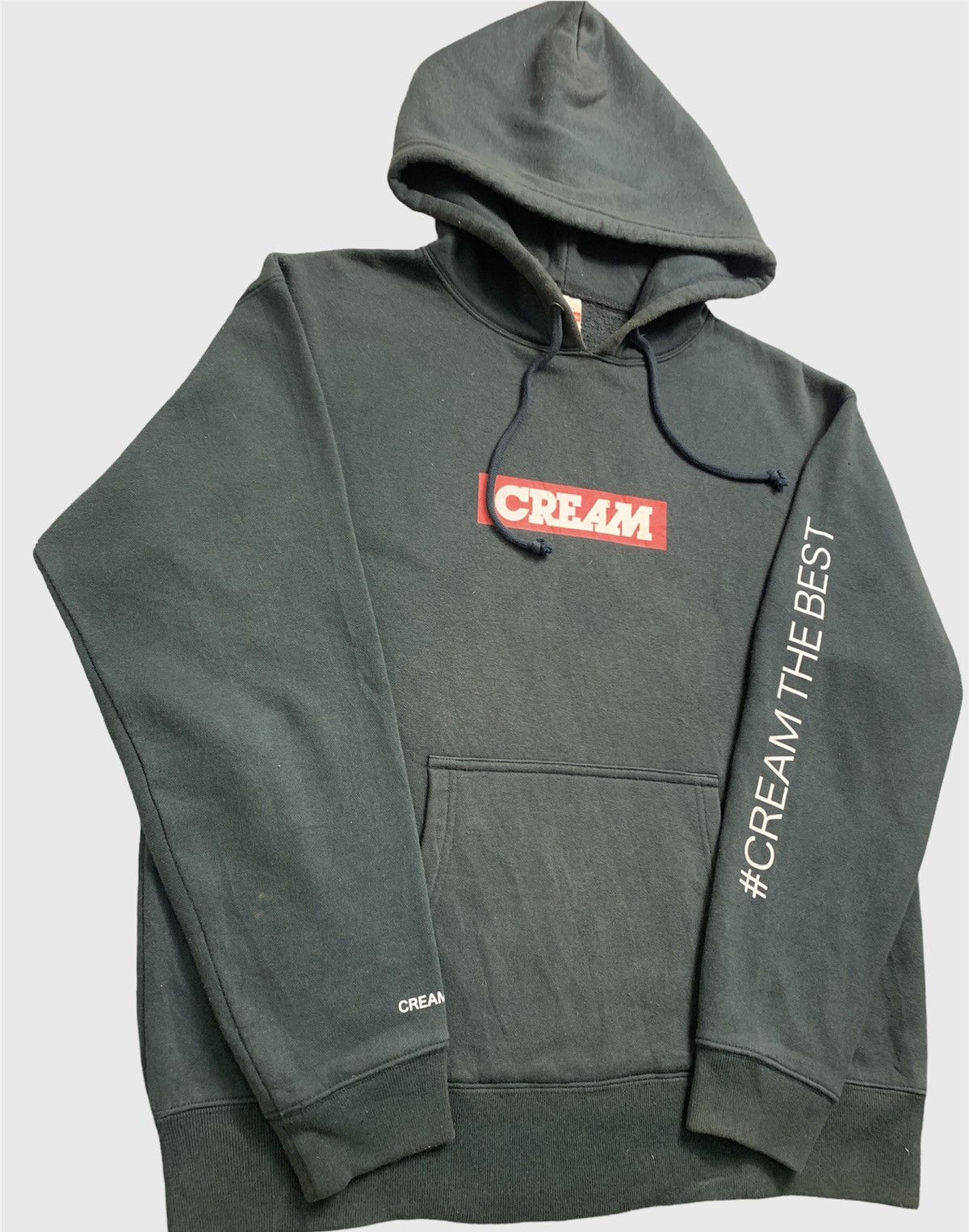 Japanese Brand × Vintage Vintage Distressed Cream Fuk Team Hoodie Size US L / EU 52-54 / 3 - 3 Thumbnail