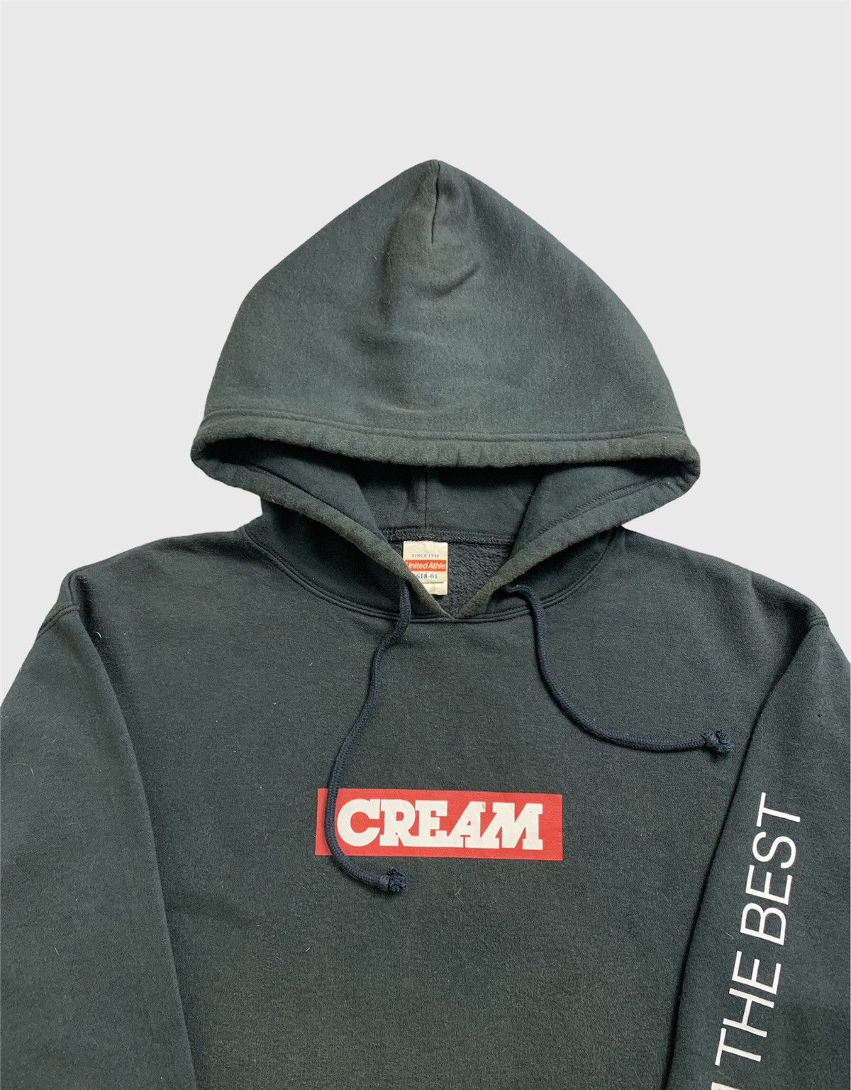 Japanese Brand × Vintage Vintage Distressed Cream Fuk Team Hoodie Size US L / EU 52-54 / 3 - 2 Thumbnail