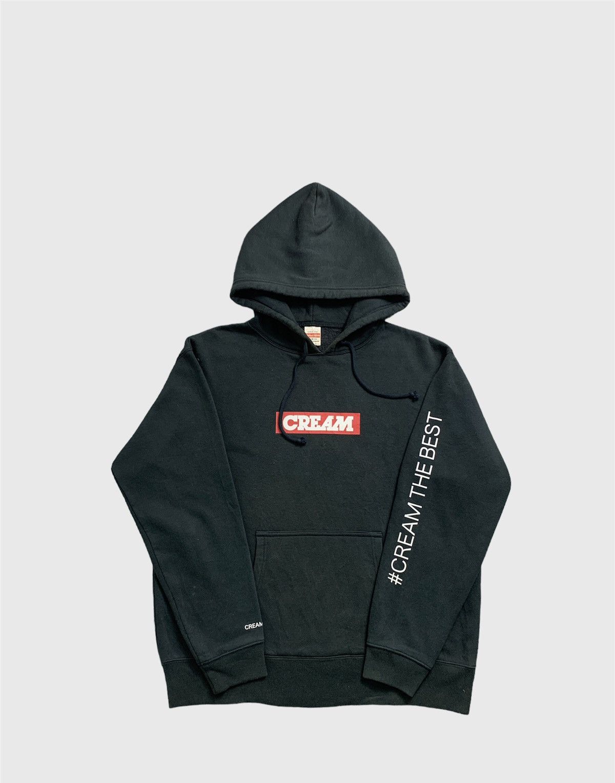 Japanese Brand × Vintage Vintage Distressed Cream Fuk Team Hoodie Size US L / EU 52-54 / 3 - 1 Thumbnail