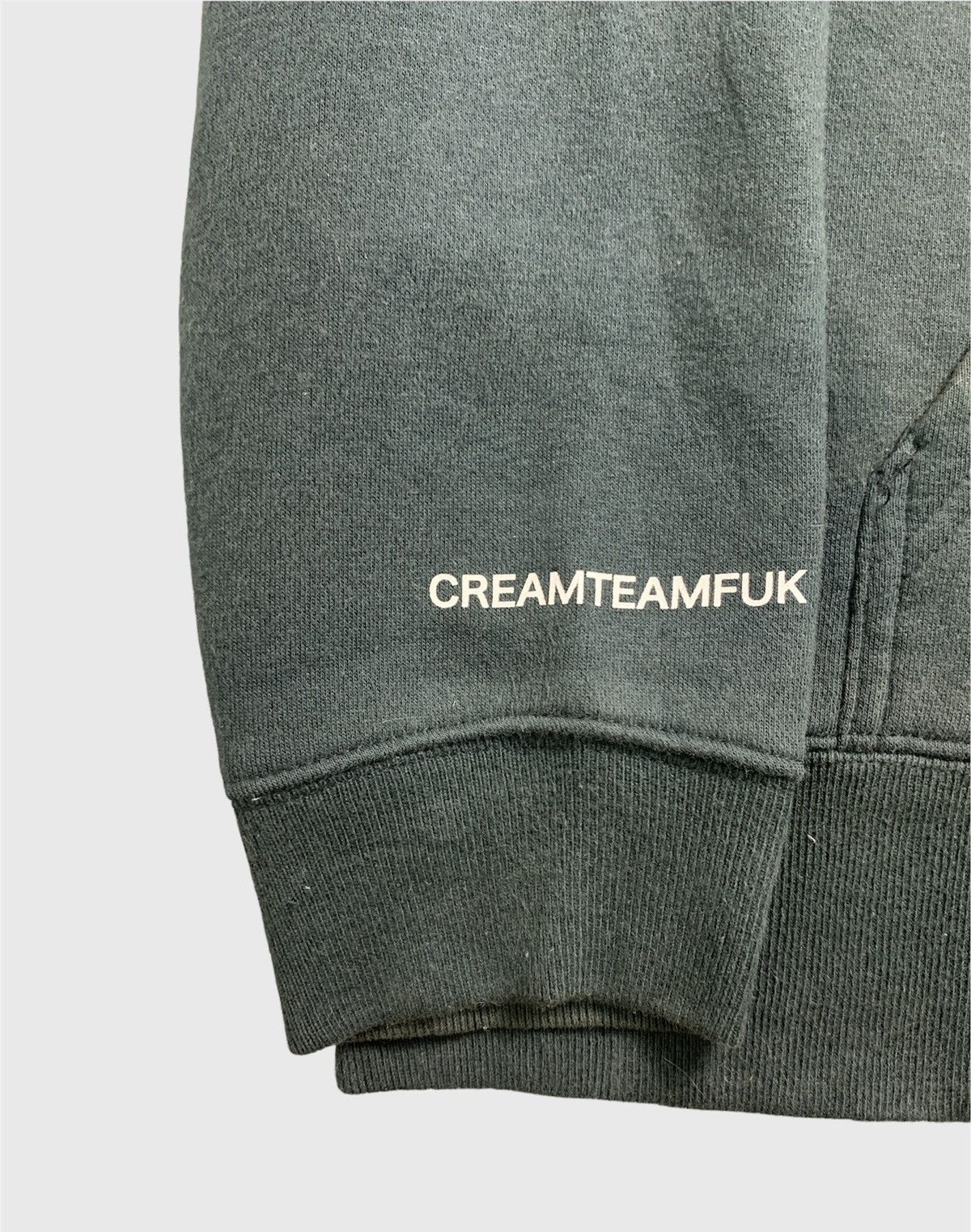 Japanese Brand × Vintage Vintage Distressed Cream Fuk Team Hoodie Size US L / EU 52-54 / 3 - 8 Thumbnail