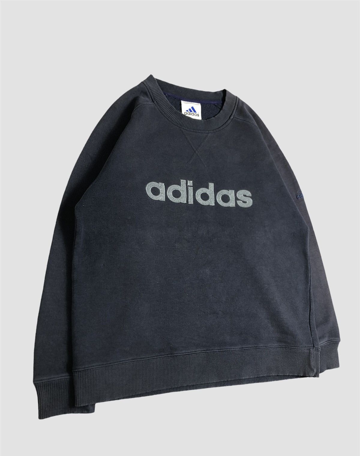 Adidas × Vintage Vintage 90s Adidas Equipment Spellout Sweatshirt Size US M / EU 48-50 / 2 - 2 Thumbnail