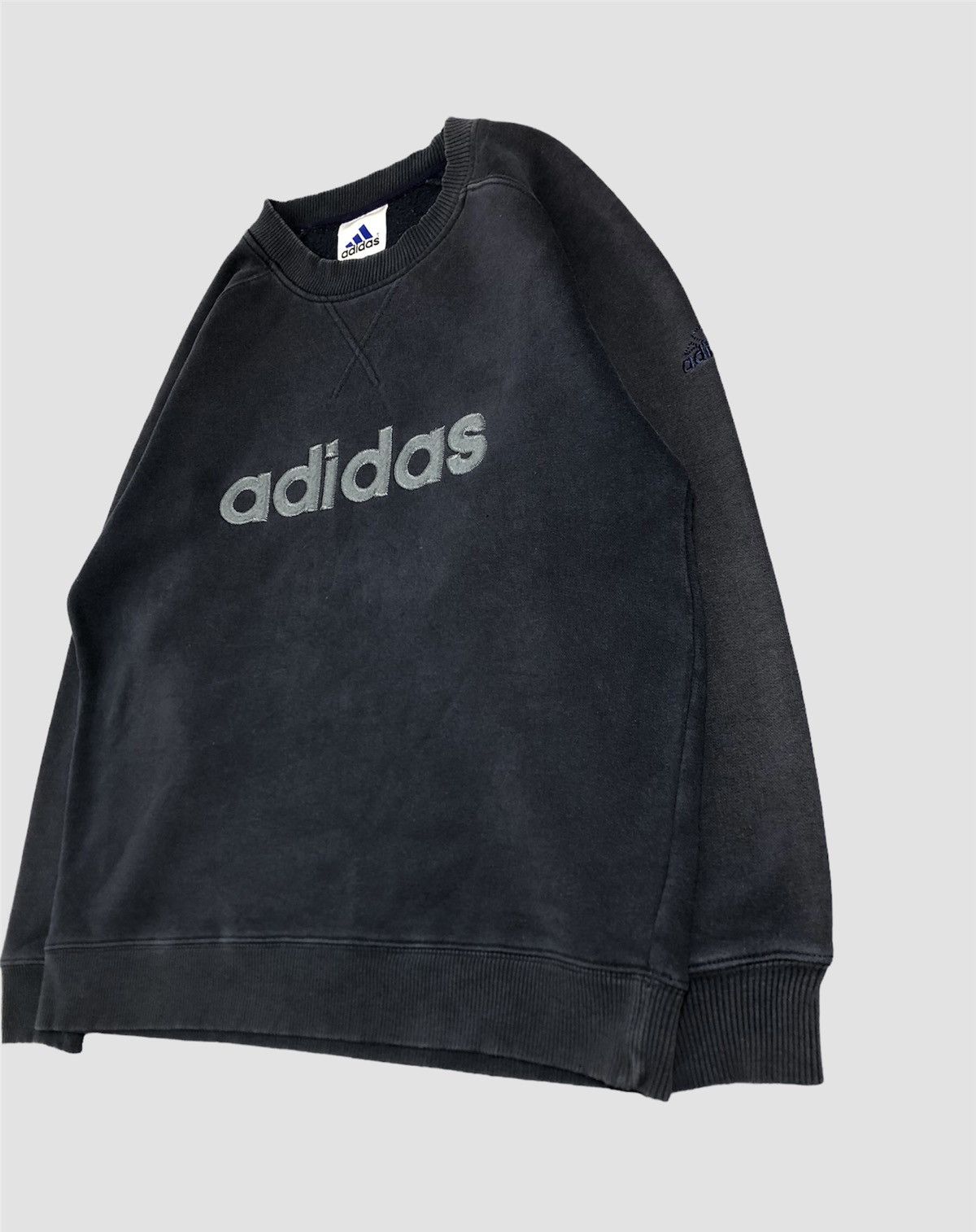 Adidas × Vintage Vintage 90s Adidas Equipment Spellout Sweatshirt Size US M / EU 48-50 / 2 - 3 Thumbnail
