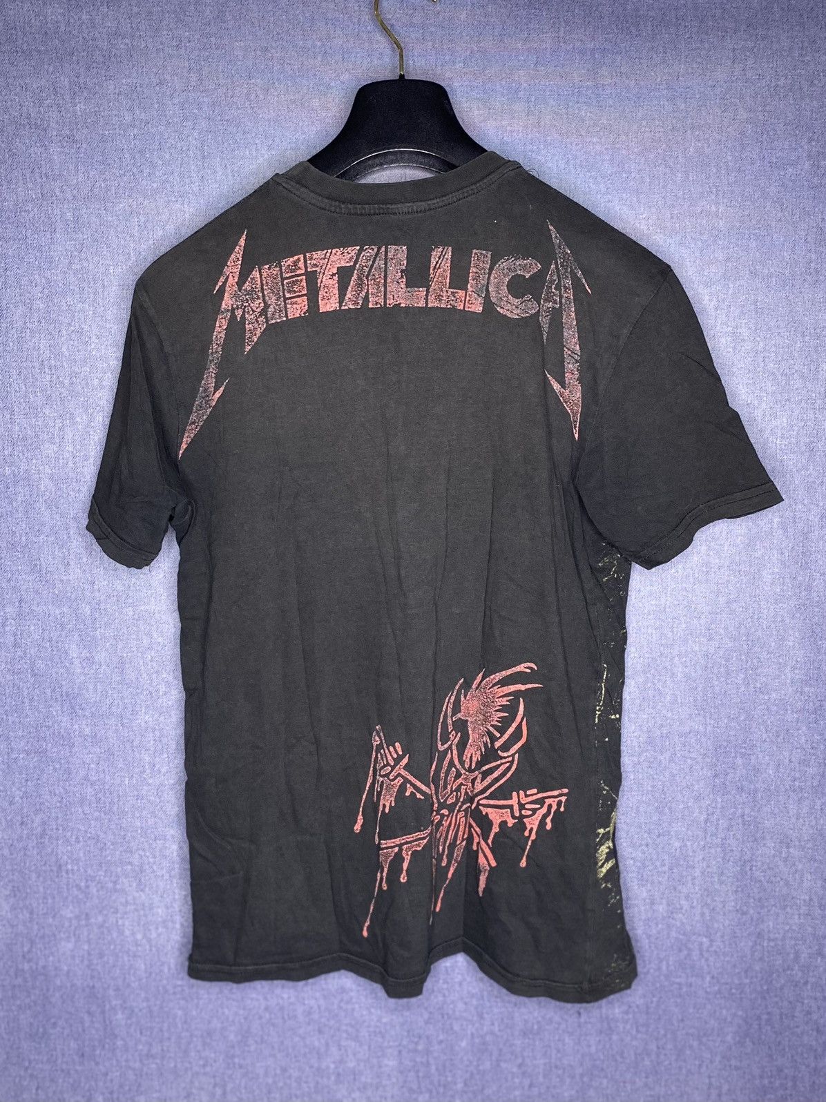 Band Tees × Metallica × Vintage Metallica distressed full print t shirt Size US M / EU 48-50 / 2 - 2 Thumbnail