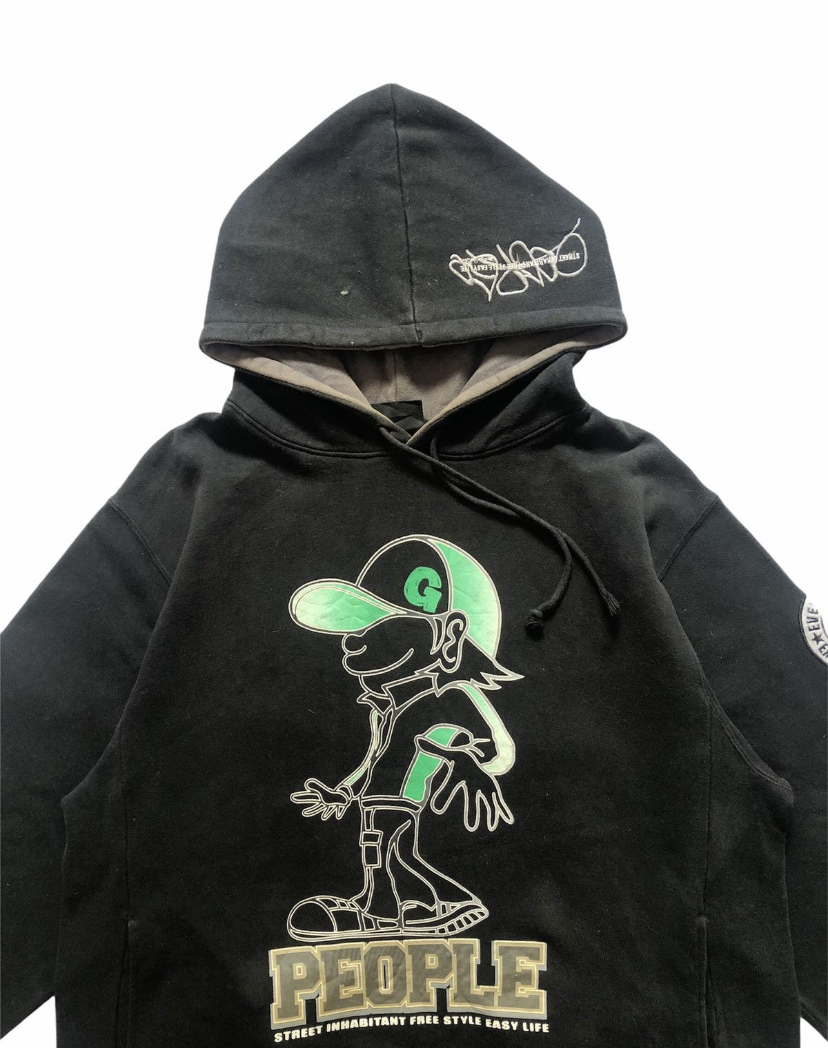 Japanese Brand × Vintage Vintage 90s Funky Fresh Hip Hop Jnco Style Hoodie Size US L / EU 52-54 / 3 - 2 Thumbnail