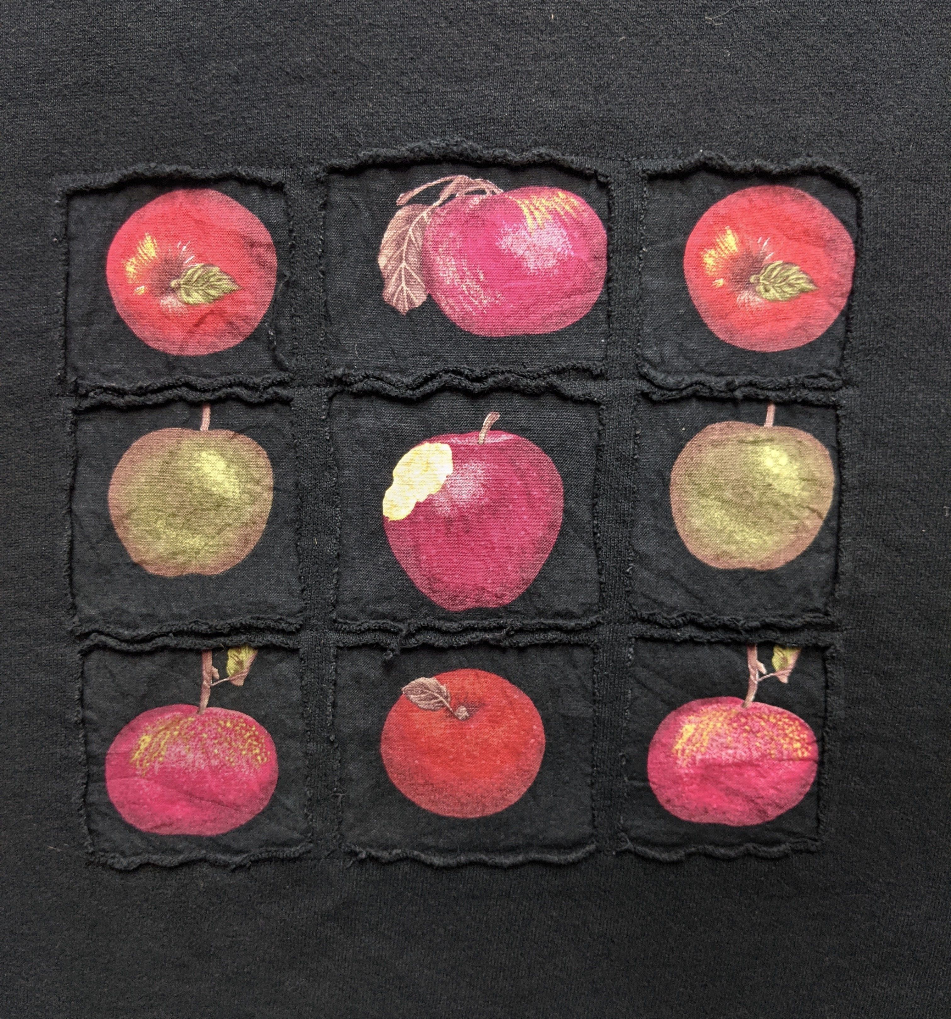 Apple × Vintage Vintage 90's Patchwork Apple Sweatshirt Size US L / EU 52-54 / 3 - 2 Thumbnail