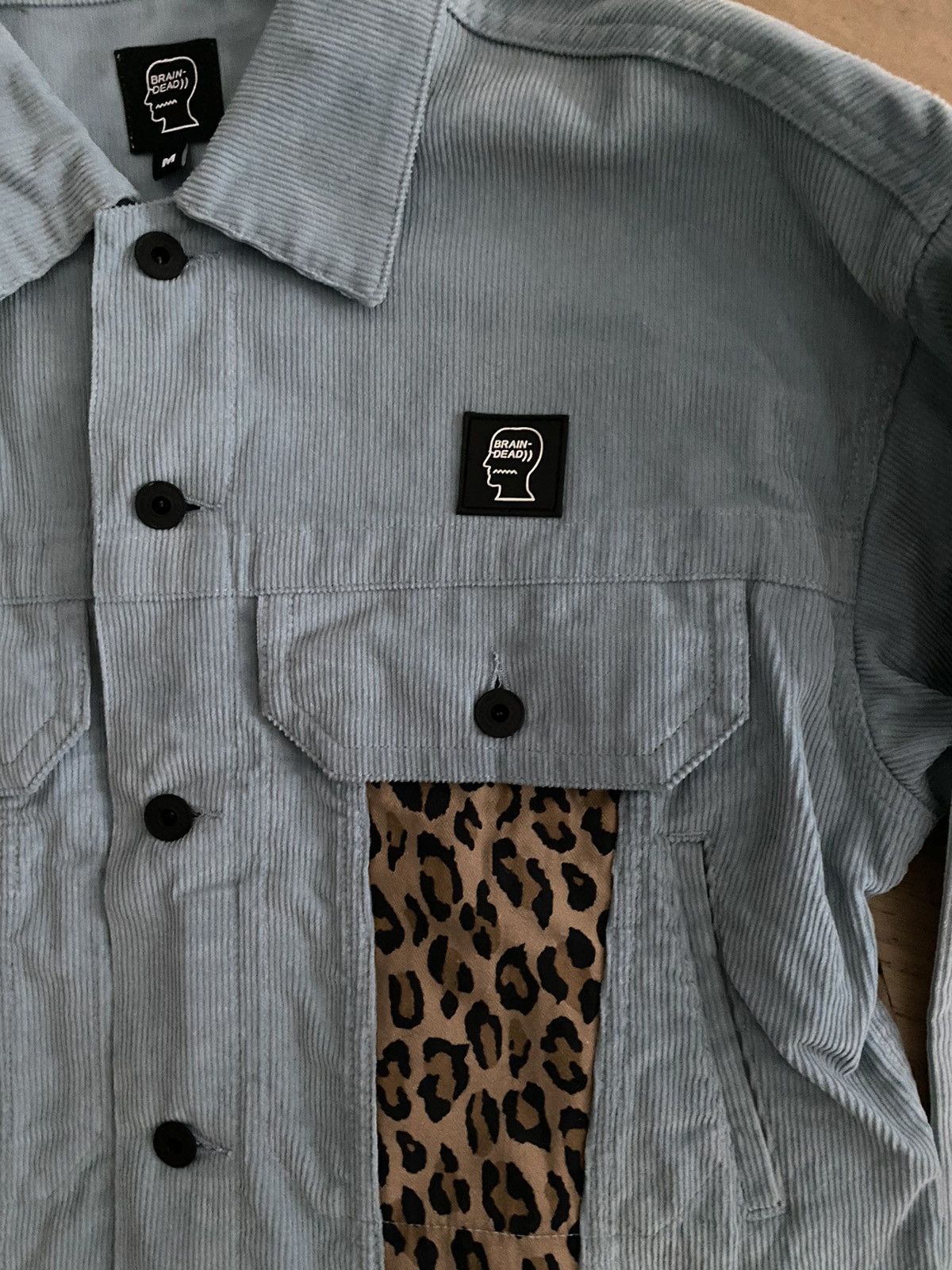 Brain Dead Brain Dead Corduroy leopard contrast trucker jacket Size US M / EU 48-50 / 2 - 6 Thumbnail