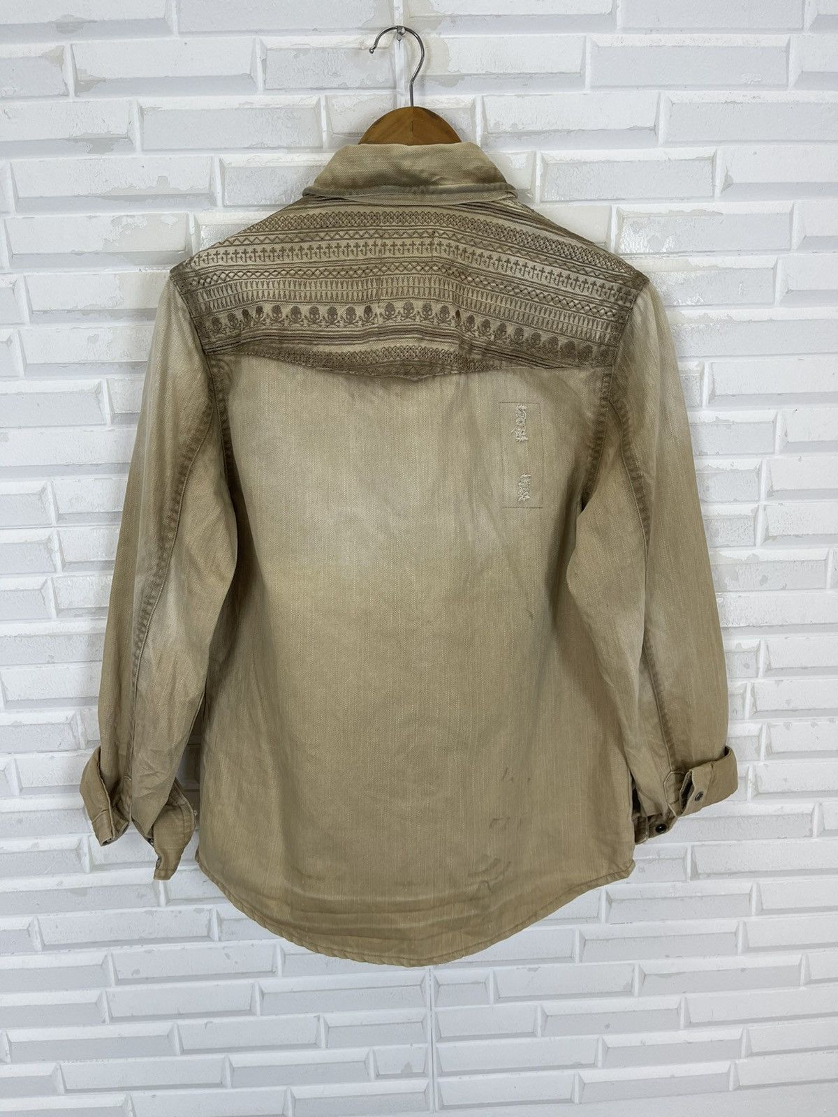 In The Attic Street Fashion🚀MUD MAD Rusty SHIRT IN THE ATTIC Distressed Size US S / EU 44-46 / 1 - 4 Thumbnail