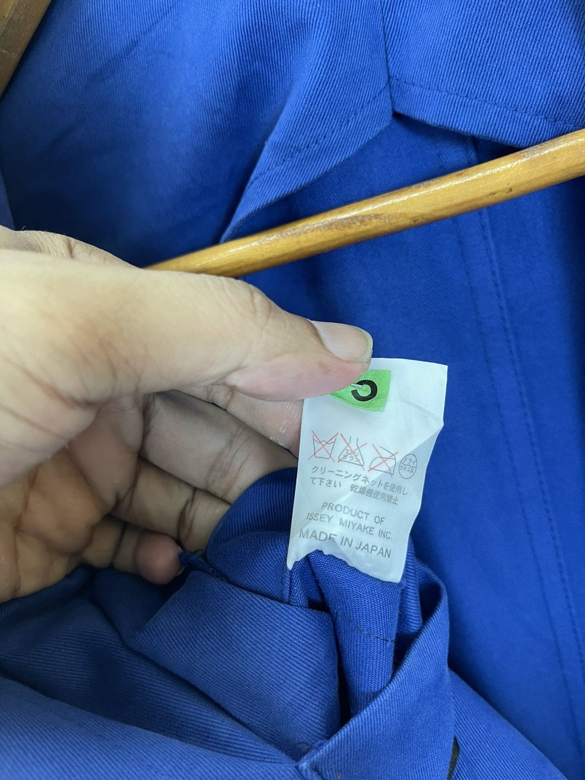 Issey Miyake ✅2015 SS RUNWAY 💙AVANT GARDE ISSEY MIYAKE CASUAL BLUE Size US M / EU 48-50 / 2 - 8 Thumbnail