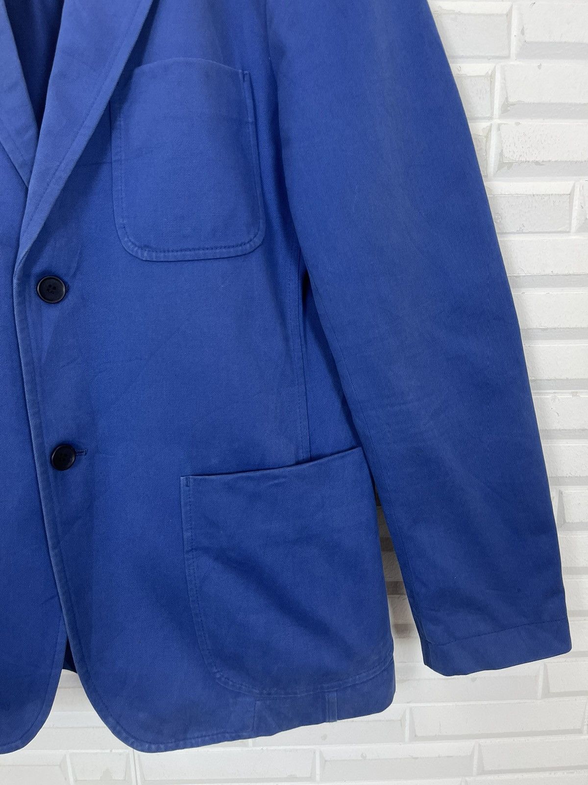 Issey Miyake ✅2015 SS RUNWAY 💙AVANT GARDE ISSEY MIYAKE CASUAL BLUE Size US M / EU 48-50 / 2 - 4 Thumbnail