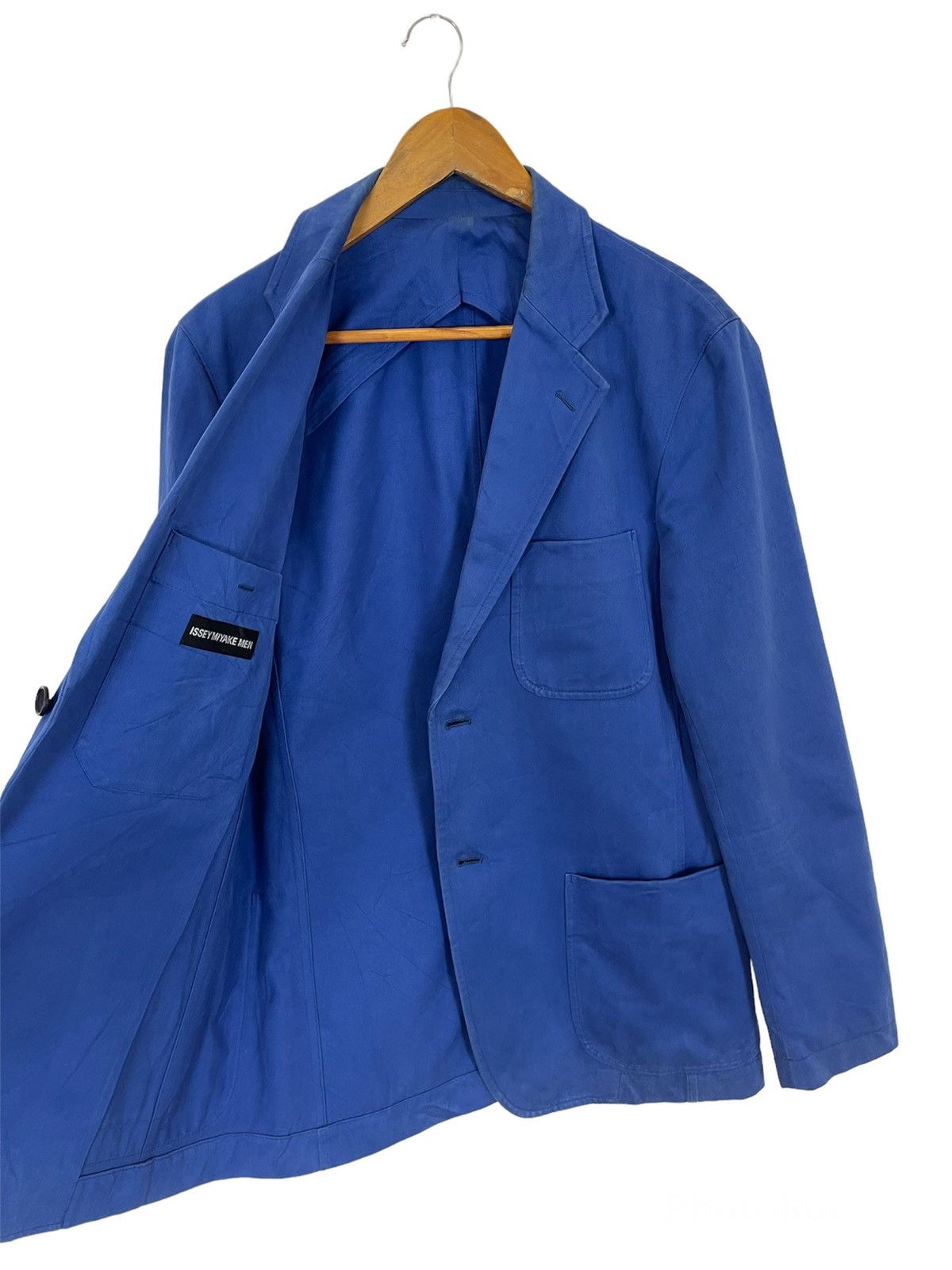 Issey Miyake ✅2015 SS RUNWAY 💙AVANT GARDE ISSEY MIYAKE CASUAL BLUE Size US M / EU 48-50 / 2 - 3 Thumbnail