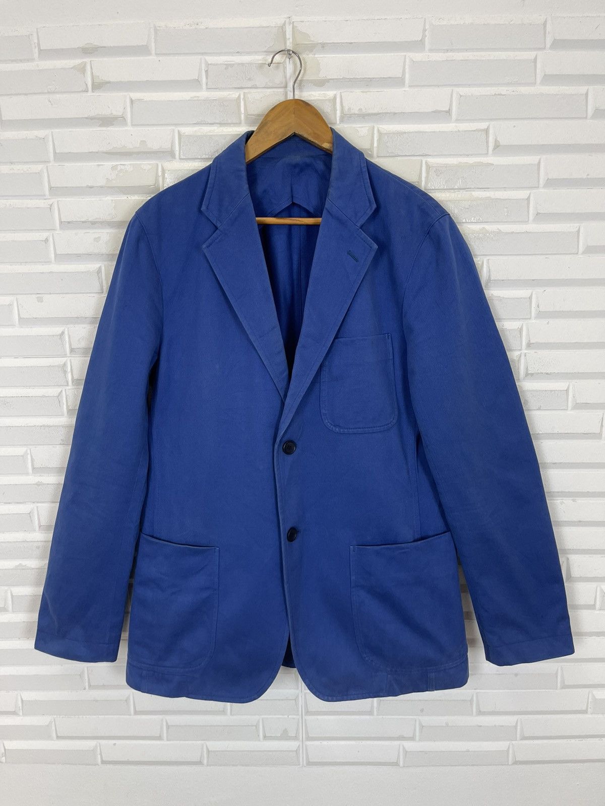 Issey Miyake ✅2015 SS RUNWAY 💙AVANT GARDE ISSEY MIYAKE CASUAL BLUE Size US M / EU 48-50 / 2 - 5 Thumbnail