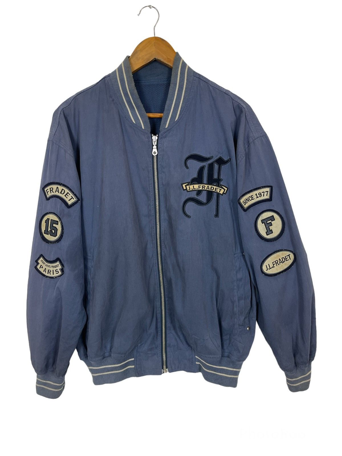 Japanese Brand ✅OFFER YOU🚀VINTAGE 90’s JL FRADET PATCHES VARSITY COTTON Size US M / EU 48-50 / 2 - 1 Thumbnail