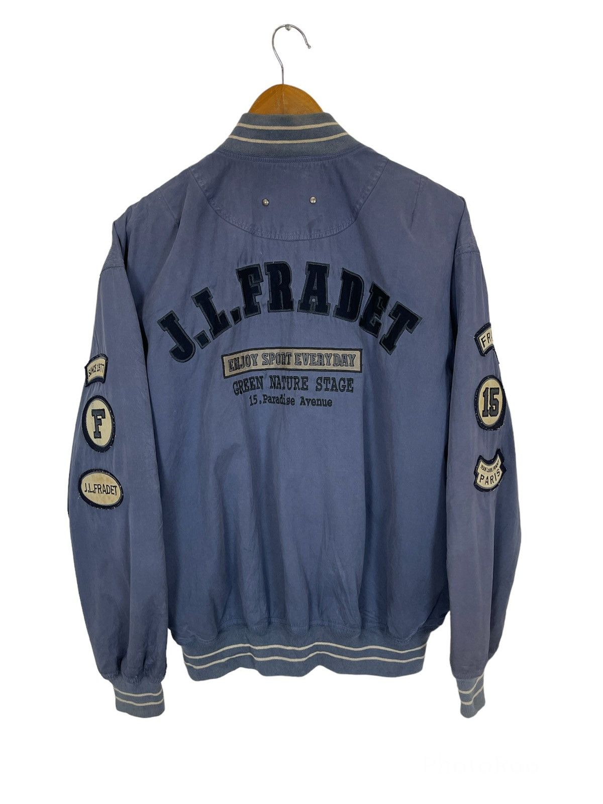 Japanese Brand ✅OFFER YOU🚀VINTAGE 90’s JL FRADET PATCHES VARSITY COTTON Size US M / EU 48-50 / 2 - 2 Thumbnail