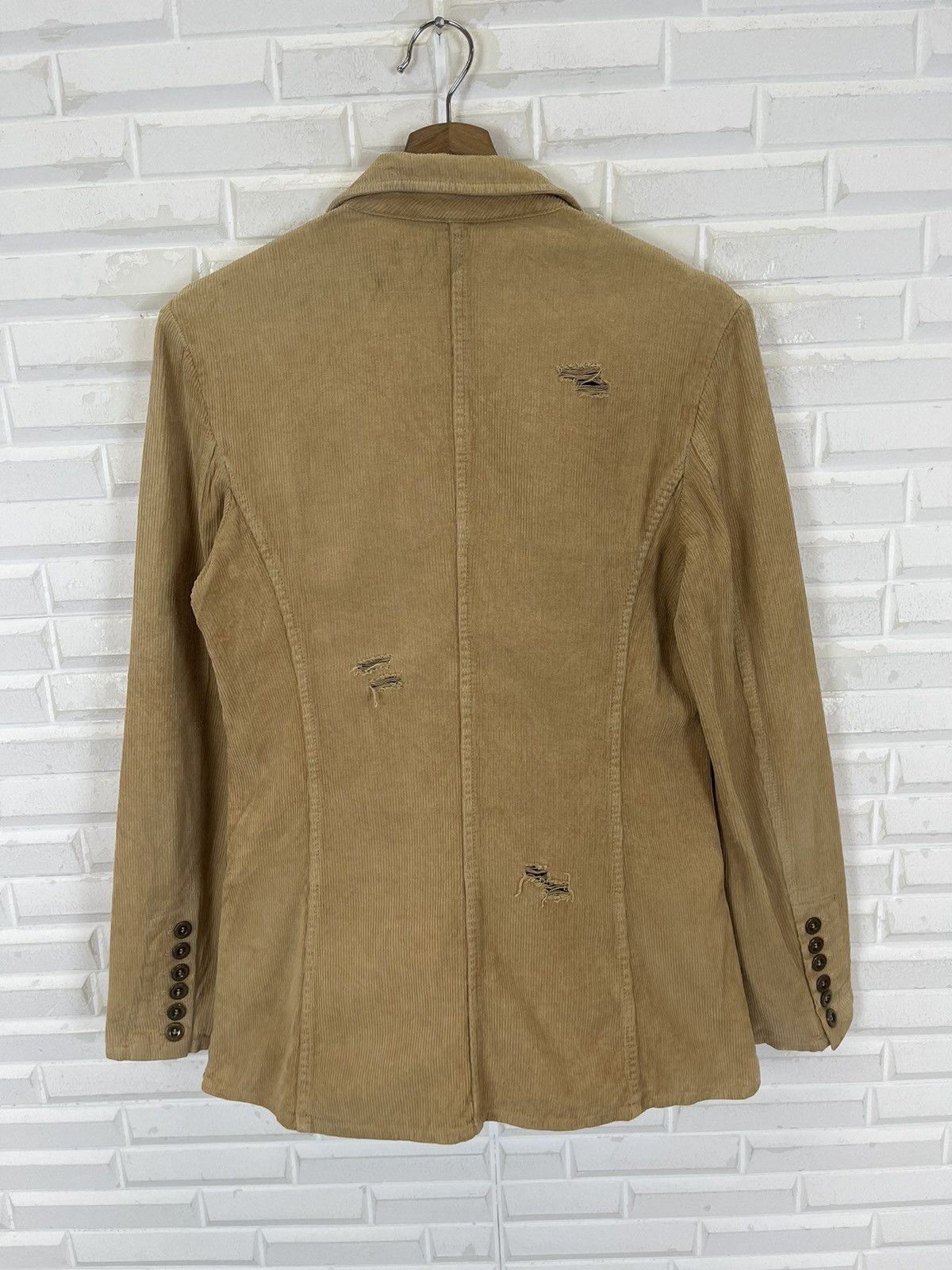 Dolce & Gabbana VINTAGE D&G ITALY DISTRESSED DESIGN CORDUROY Size S / US 4 / IT 40 - 4 Thumbnail