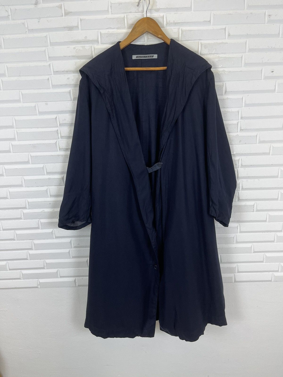 Yohji Yamamoto VINTAGE YOHJI YAMAMOTO LABEL CLOAK CAPES DESIGN Size L / US 10 / IT 46 - 3 Thumbnail