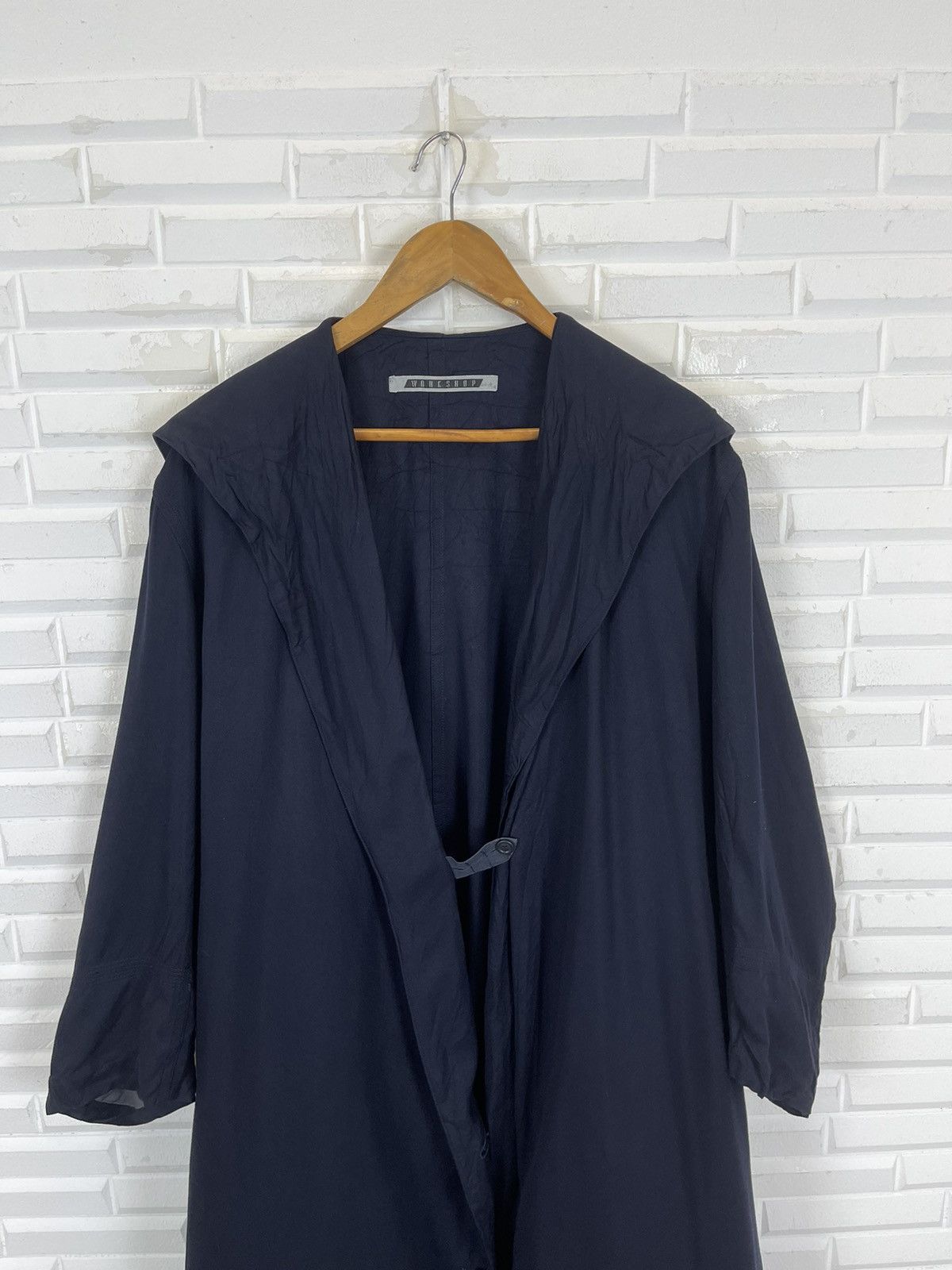 Yohji Yamamoto VINTAGE YOHJI YAMAMOTO LABEL CLOAK CAPES DESIGN Size L / US 10 / IT 46 - 4 Thumbnail