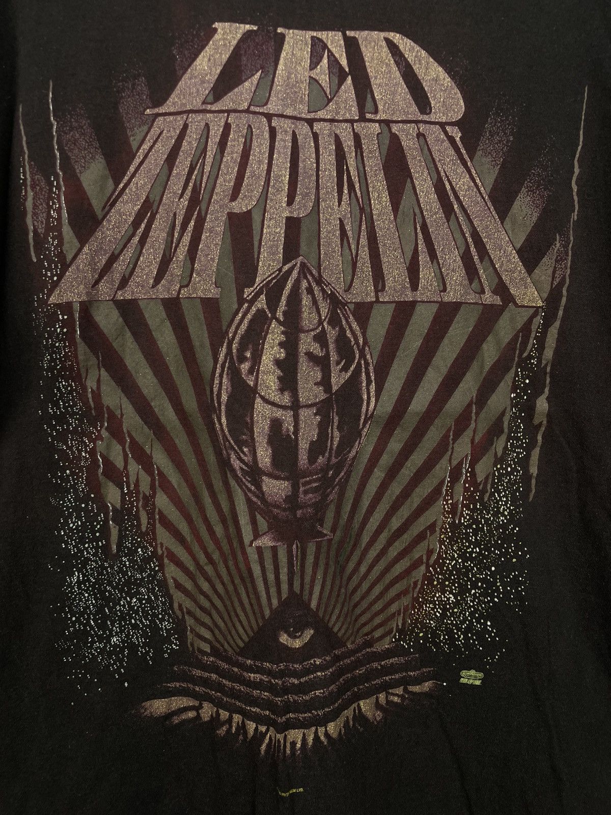 Band Tees Vintage 90s Led Zeppelin rock band tour t shirt Size US XL / EU 56 / 4 - 4 Thumbnail