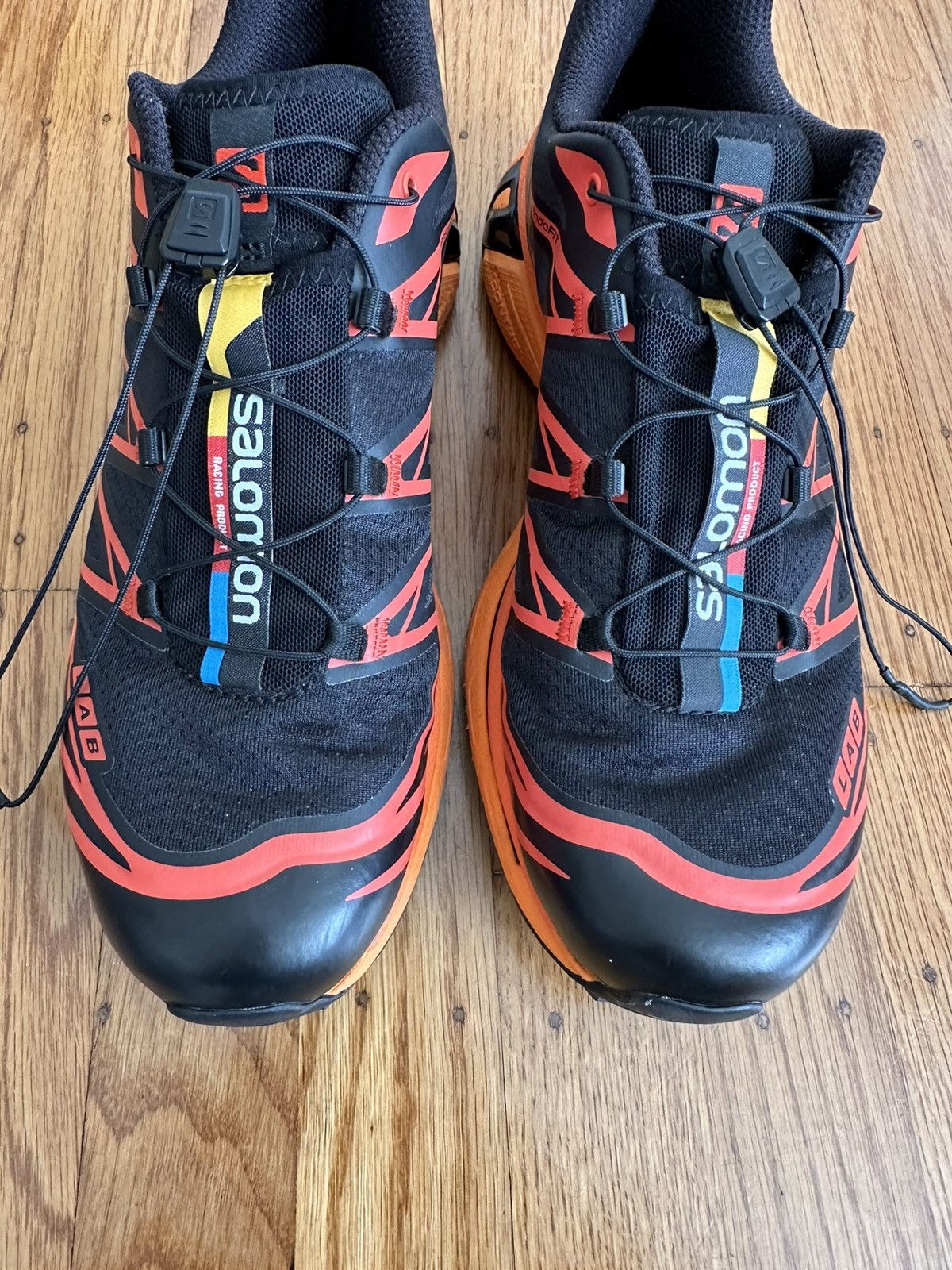 Salomon Salomon XT-6 Black Magnet Vibrant Orange 8.5 US Size US 8.5 / EU 41-42 - 3 Thumbnail