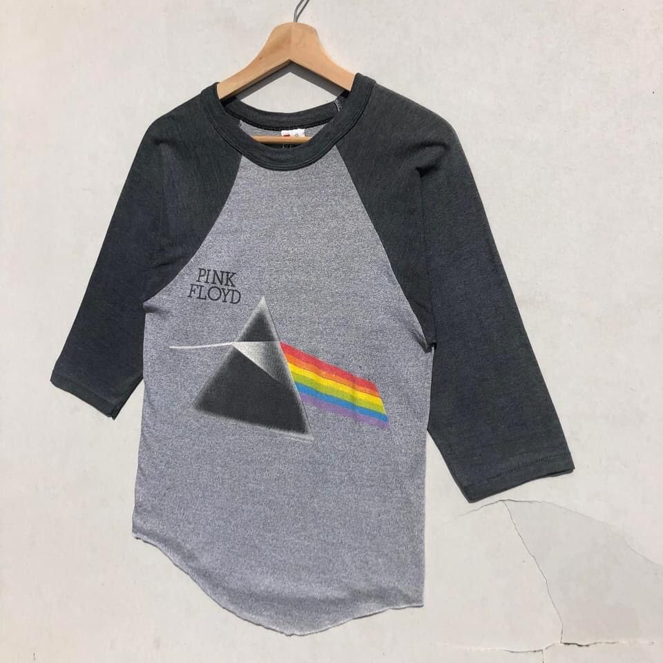 Band Tees RARE🔥 Vintage 80s Pink Floyd ' Dark Side Of The Moon ' Size US S / EU 44-46 / 1 - 3 Thumbnail